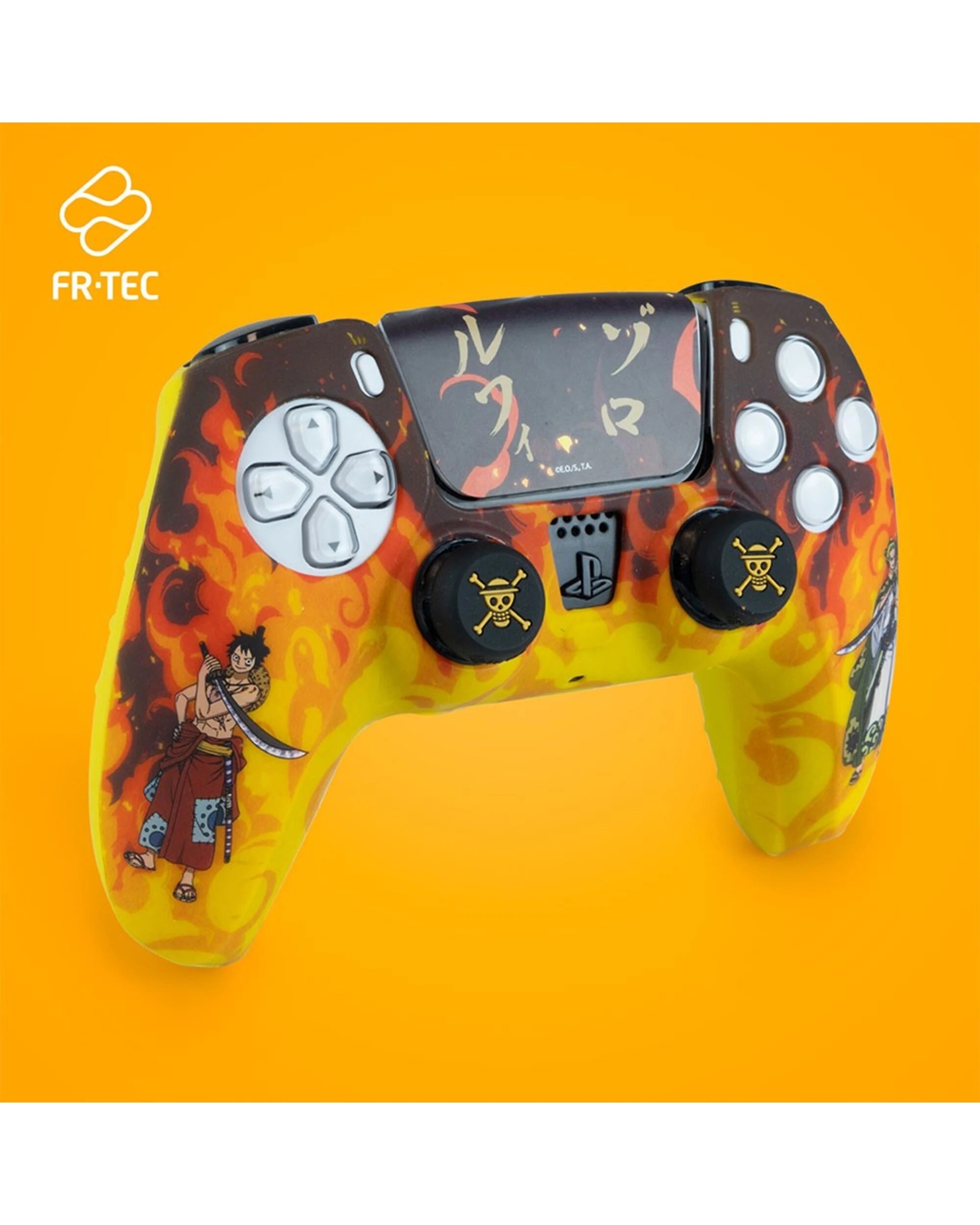 5 One Piece - Fire Custom Kit - Dualsense PS5, 5 of 5
