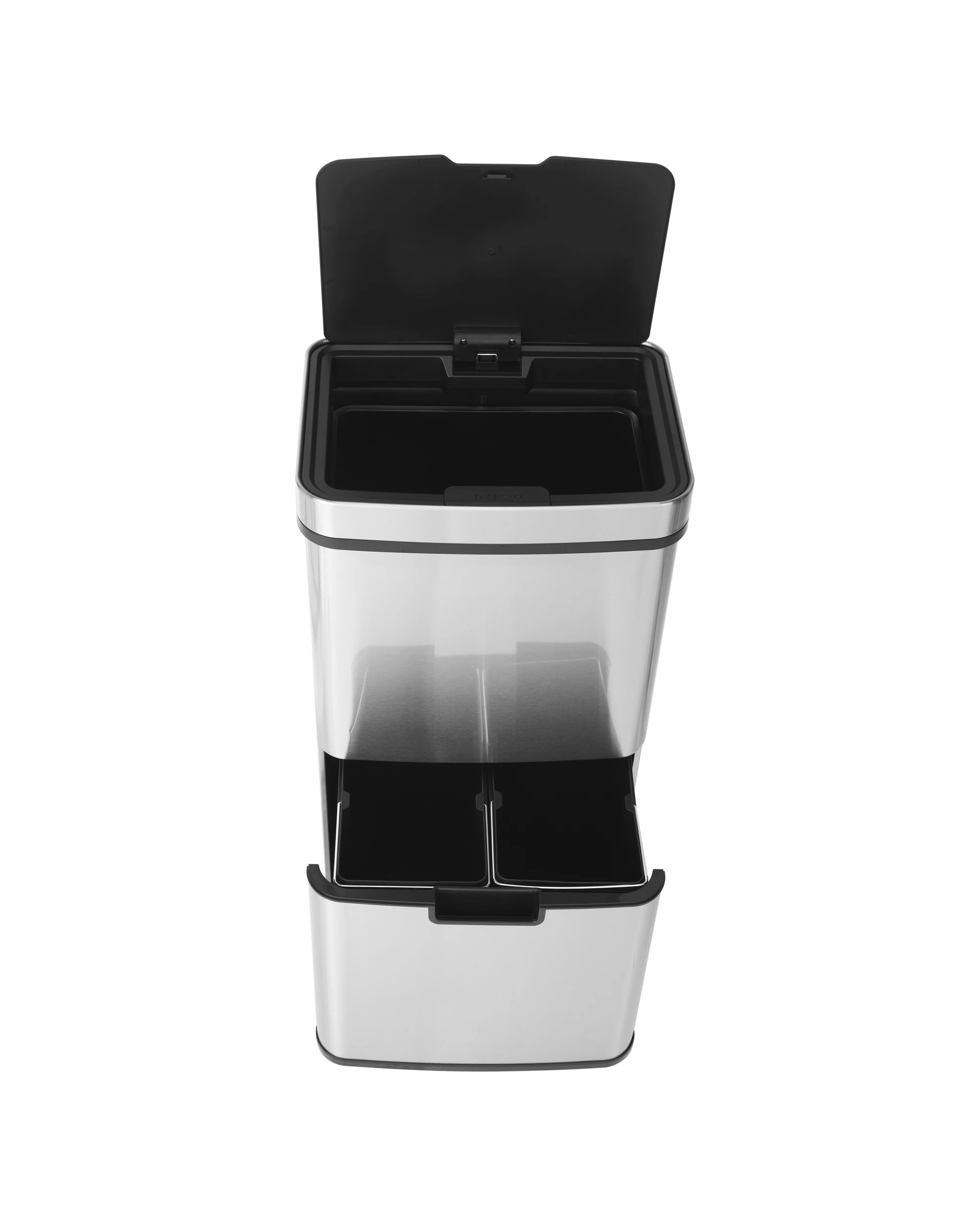 2 47L Dual Stacked Bin - Silver, 2 of 5