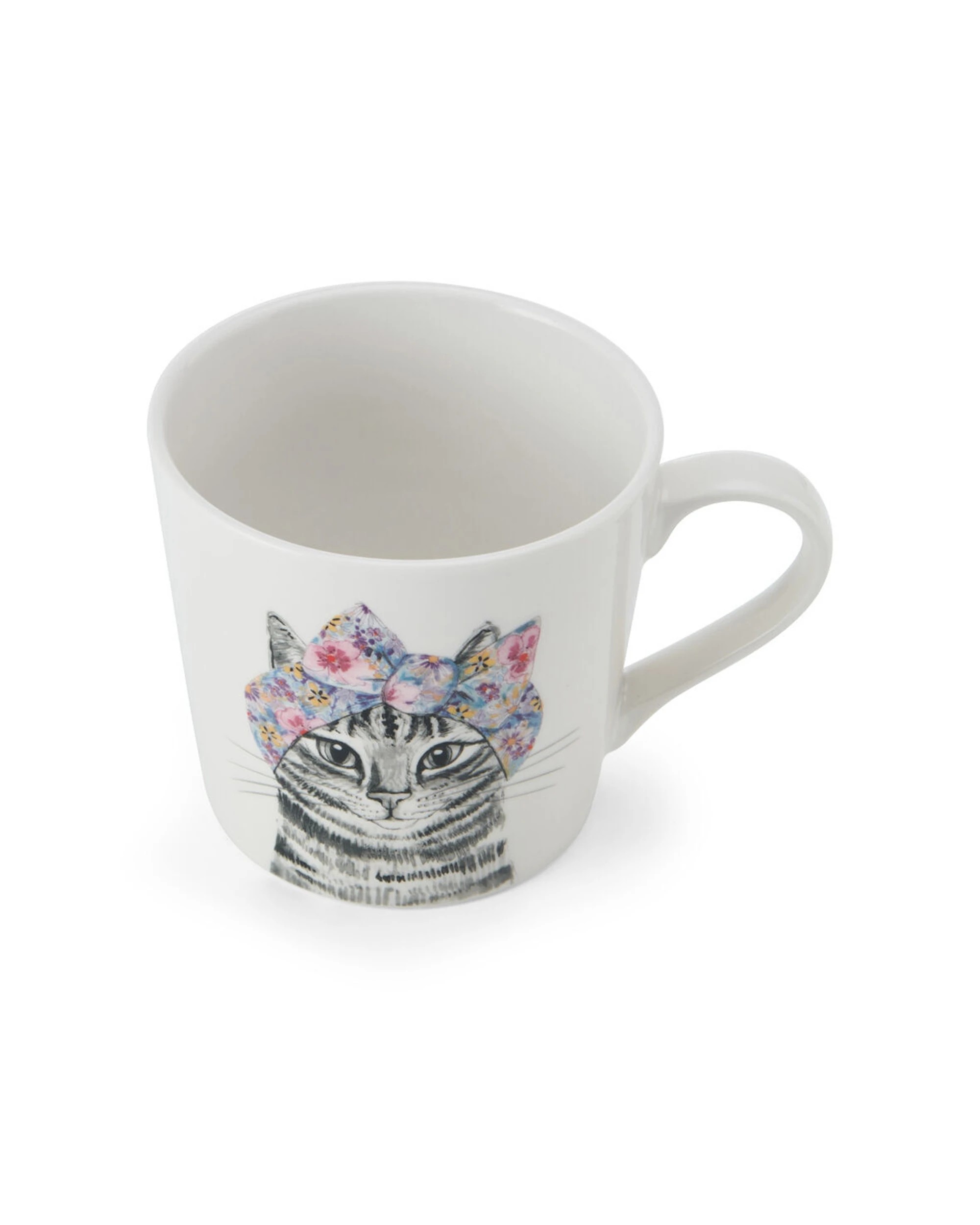 3 Mikasa 6PK Fine China Coffee Tea Mug 380ml Cat Themed Hand Painted Design - Multi, 3 of 3