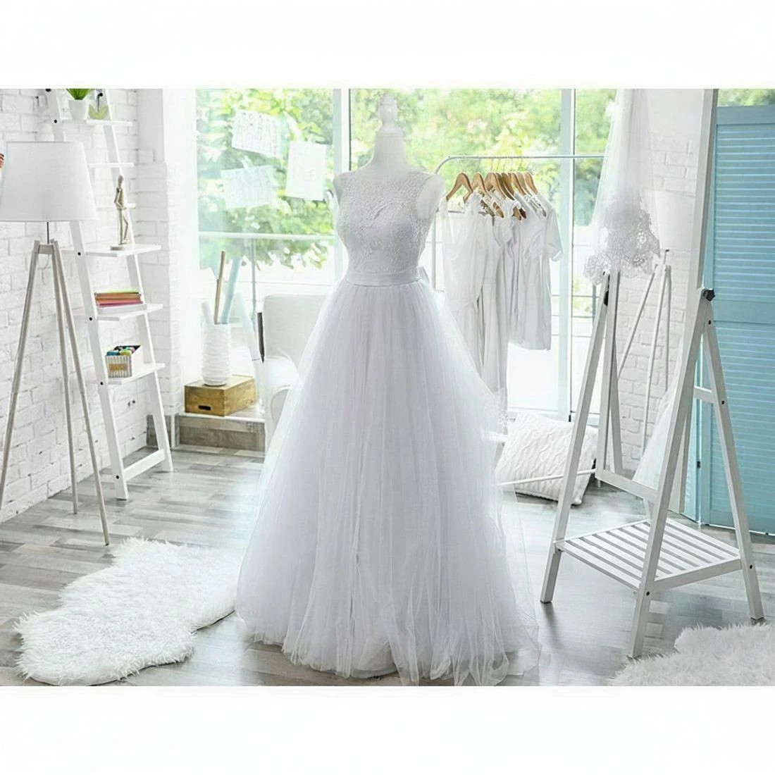 5 Embellir Female Mannequin Dummy Model Dressmaker Clothes Display Torso Tailor - White, 5 of 7
