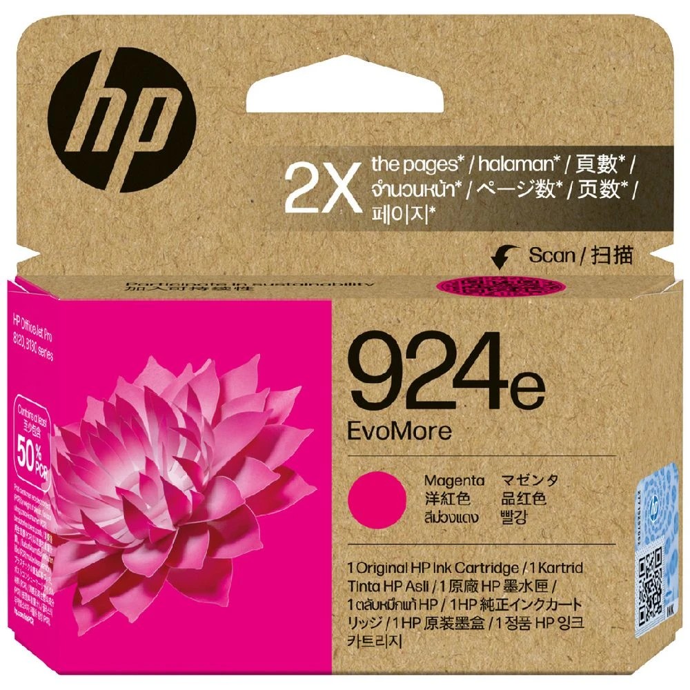 1 HP 924e EvoMore Ink Cartridge Magenta, 1 of 1