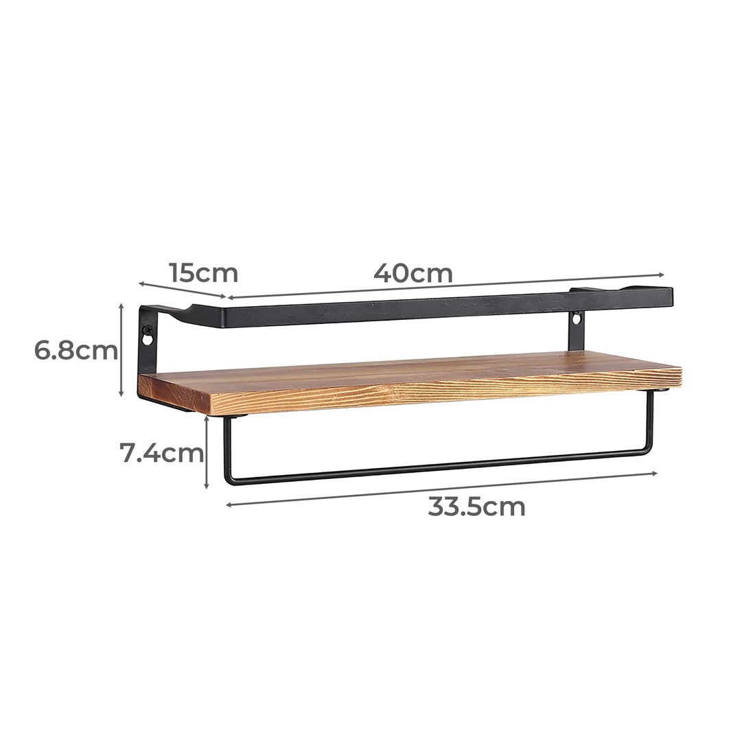 3 Levede Floating Shelf 40cm, 3 of 6