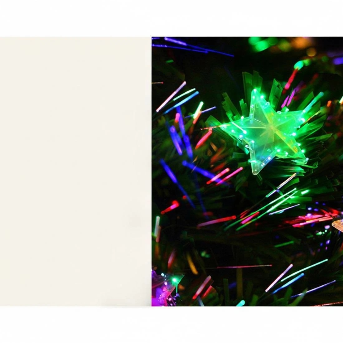 7 Jingle Jollys 1.8m Christmas Tree Optic Fibre LED Xmas tree - Green, 7 of 10