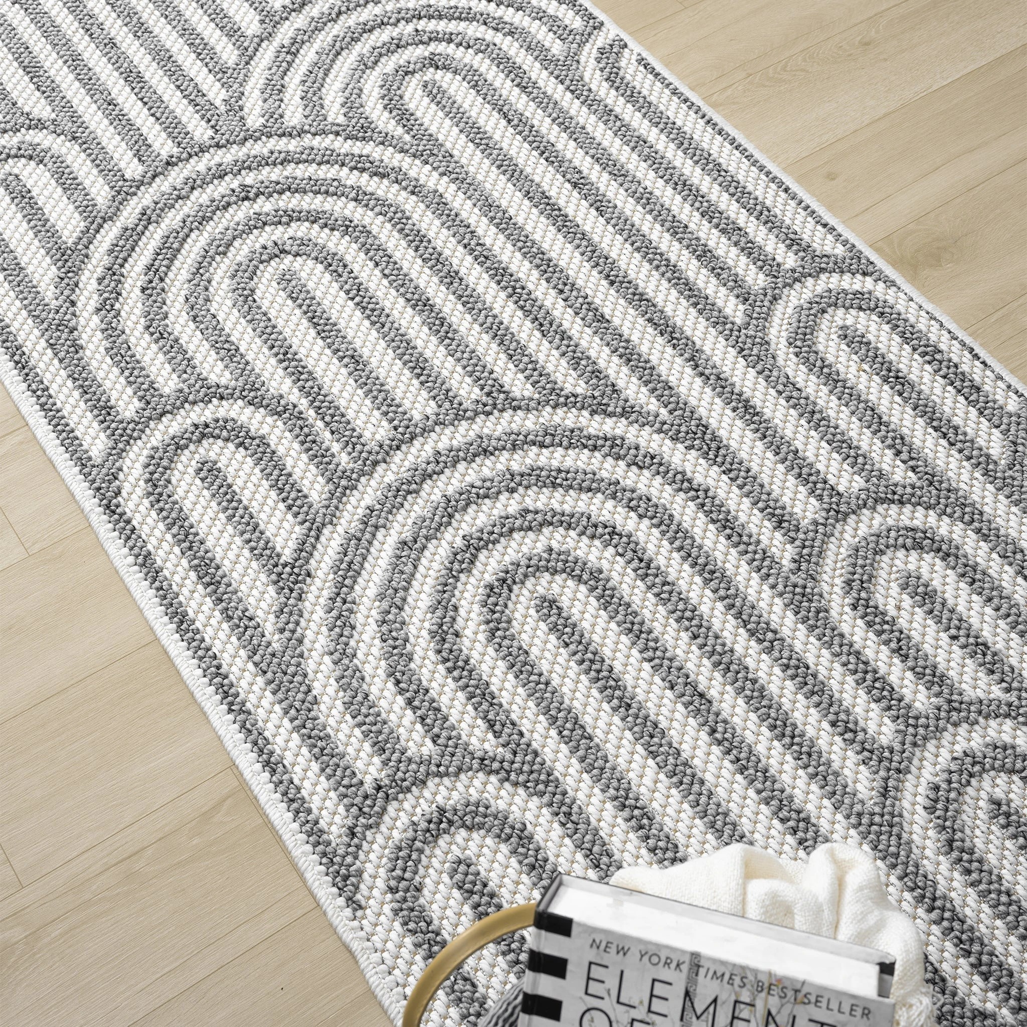 3 La Grace Home Salvino Premium Runner - 80x300cm - Granite, 3 of 10