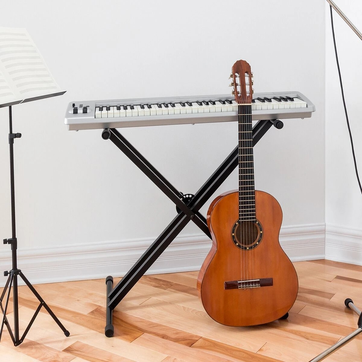 4 Melodic X Style Keyboard Stand Double Braced Music Piano Holder, 4 of 6