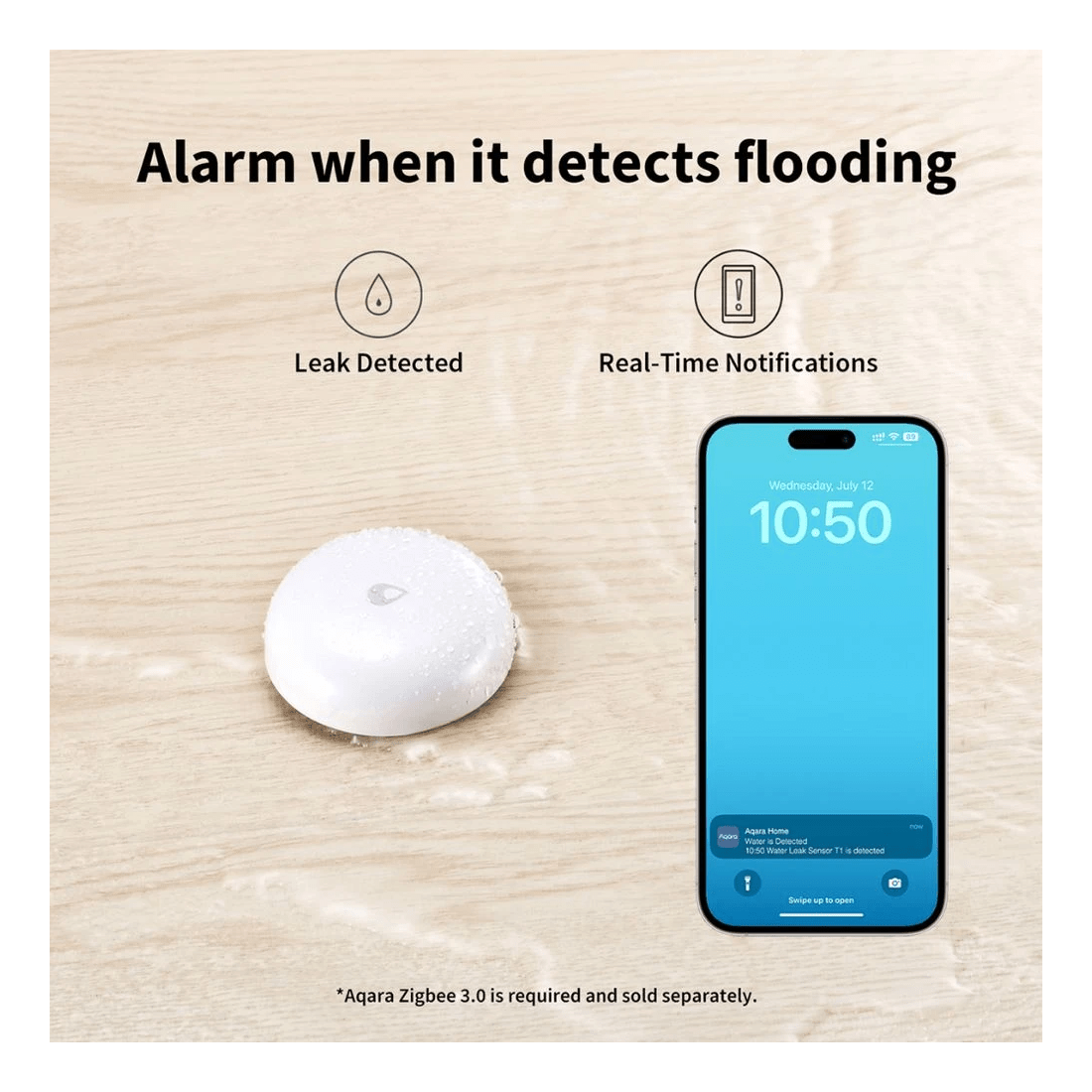 4 Aqara Smart Water Leak Sensor T1, 4 of 6