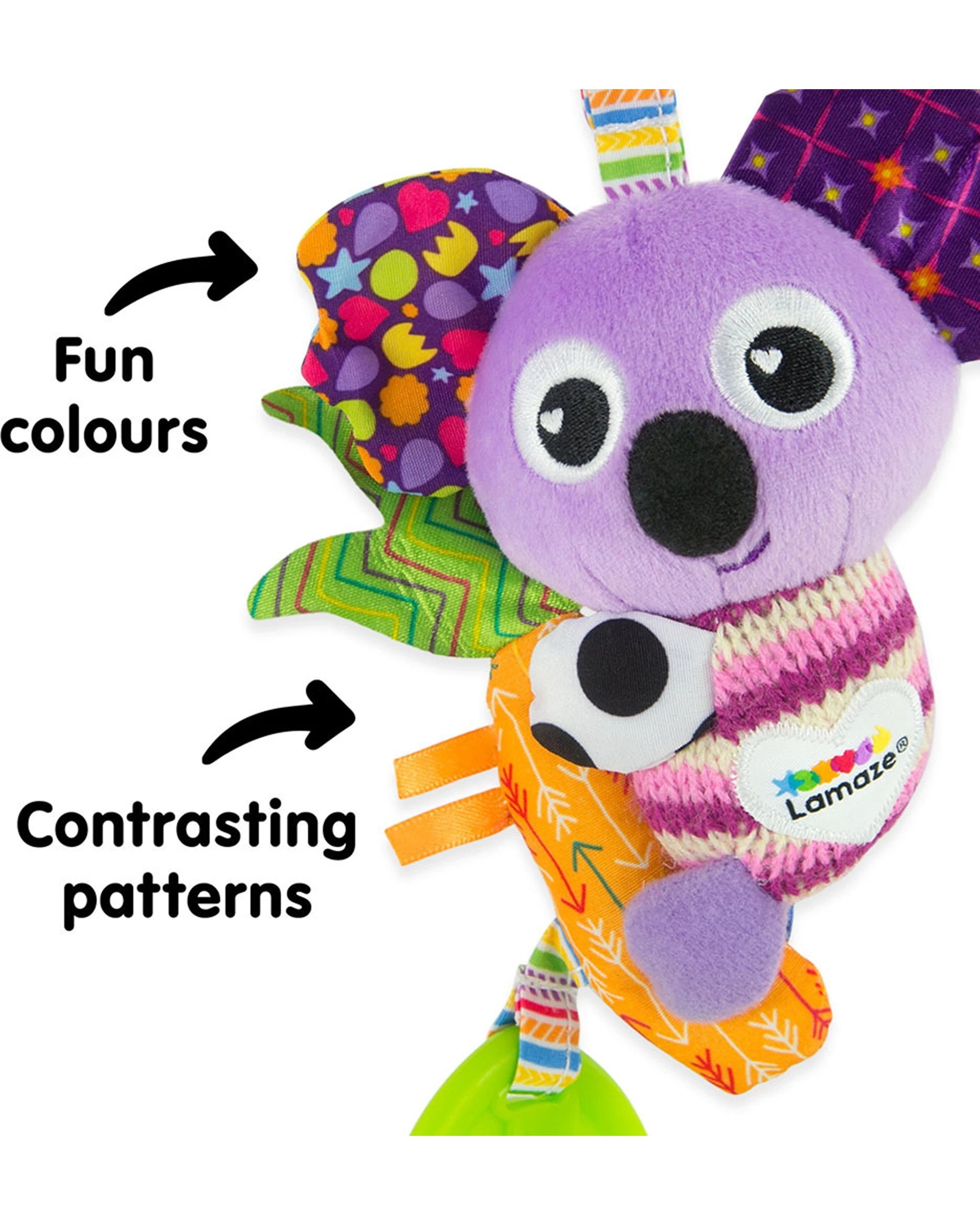 5 Lamaze Walla Walla Koala Mini Clip and Go Plush Toy 2PK - Multi, 5 of 7