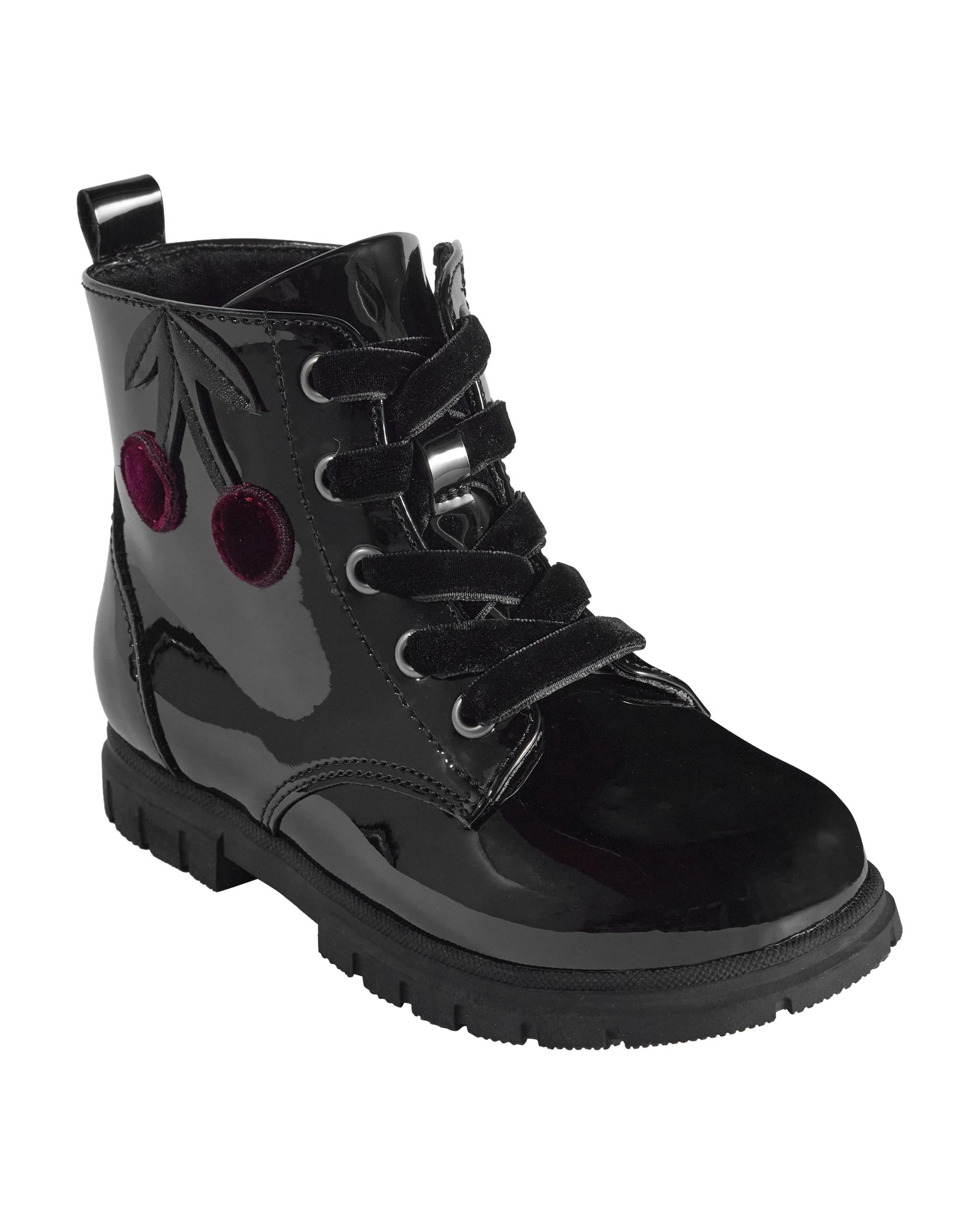 1 Junior Lace-up Boots Black, 1 of 5