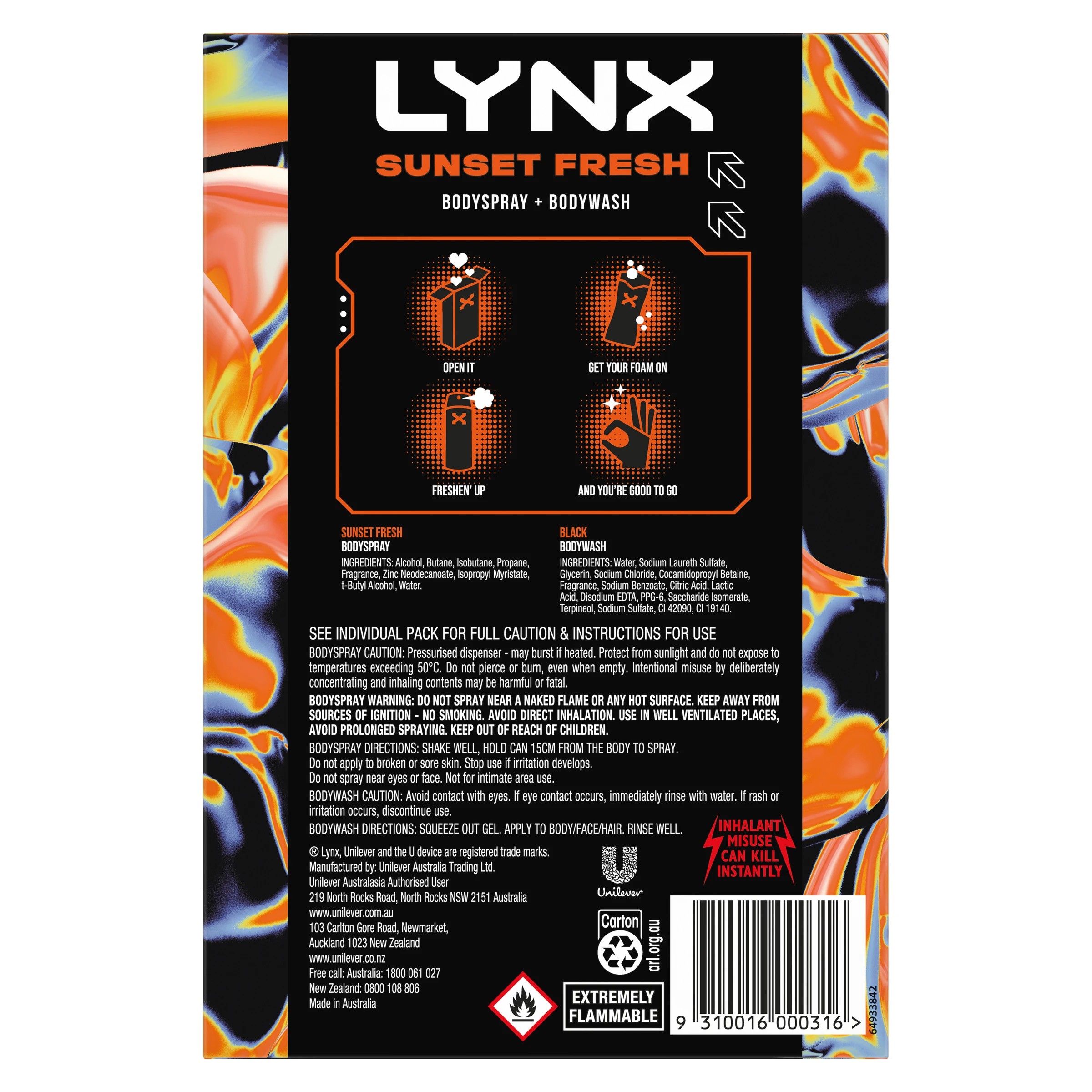 2 LYNX Sunset Fresh O.G. Duo Set - Multi, 2 of 2