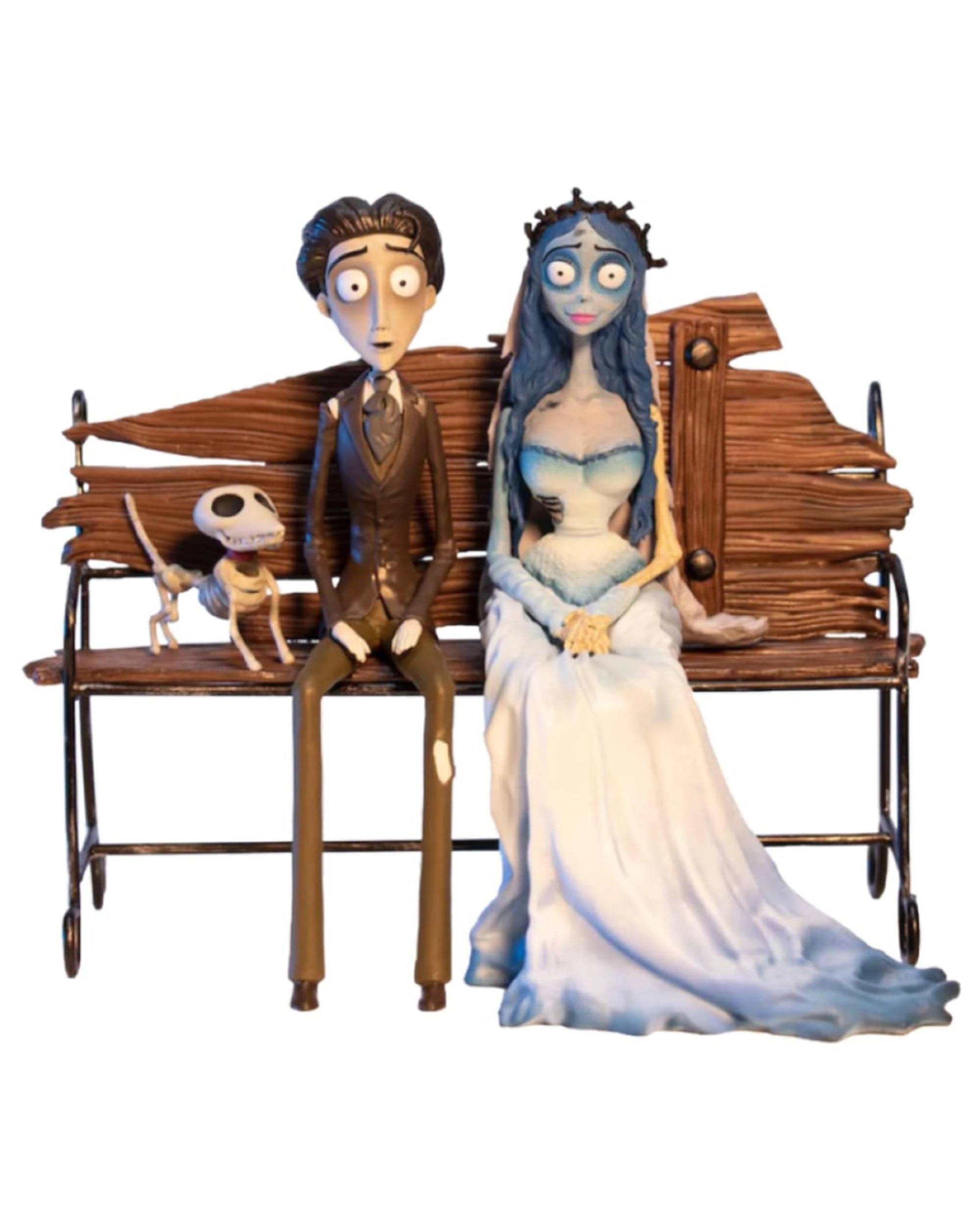 1 Corpse Bride Victor and Emily On Bench 1:10 Scale Figure Set, 1 of 4