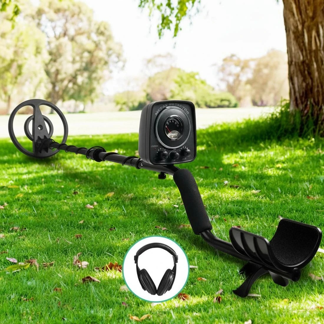 6 Weisshorn Metal Detector 160MM Deep Sensitive Waterproof Treasure Hunter Gold Digger - Black, 6 of 6