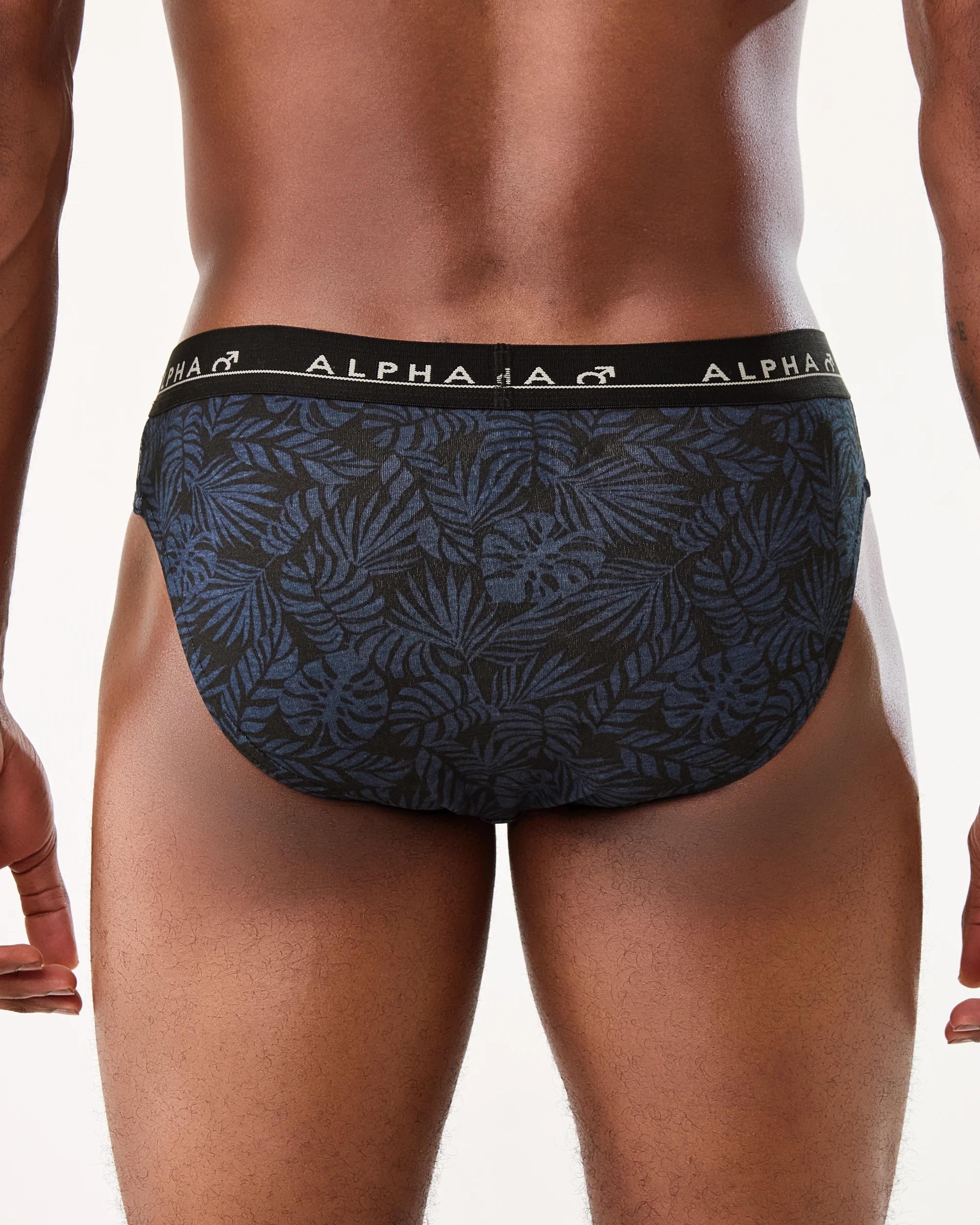8 5 Pack Printed Briefs Nvy Palm, 8 of 10