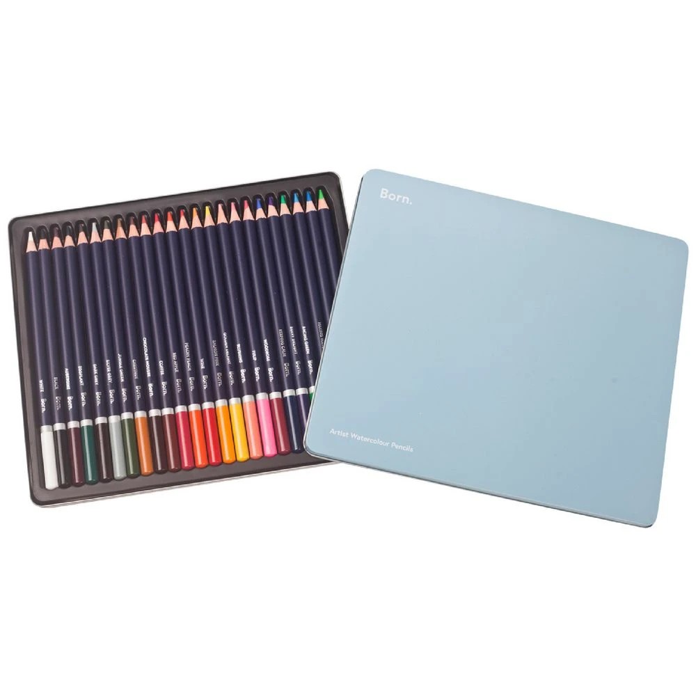 1 Born Watercolour Pencils 24 Pack, 1 of 4