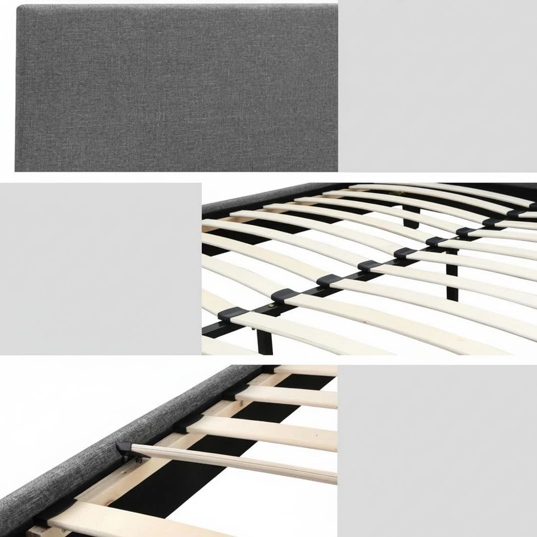 7 Artiss Bed Frame King Size  NEO - Grey, 7 of 7