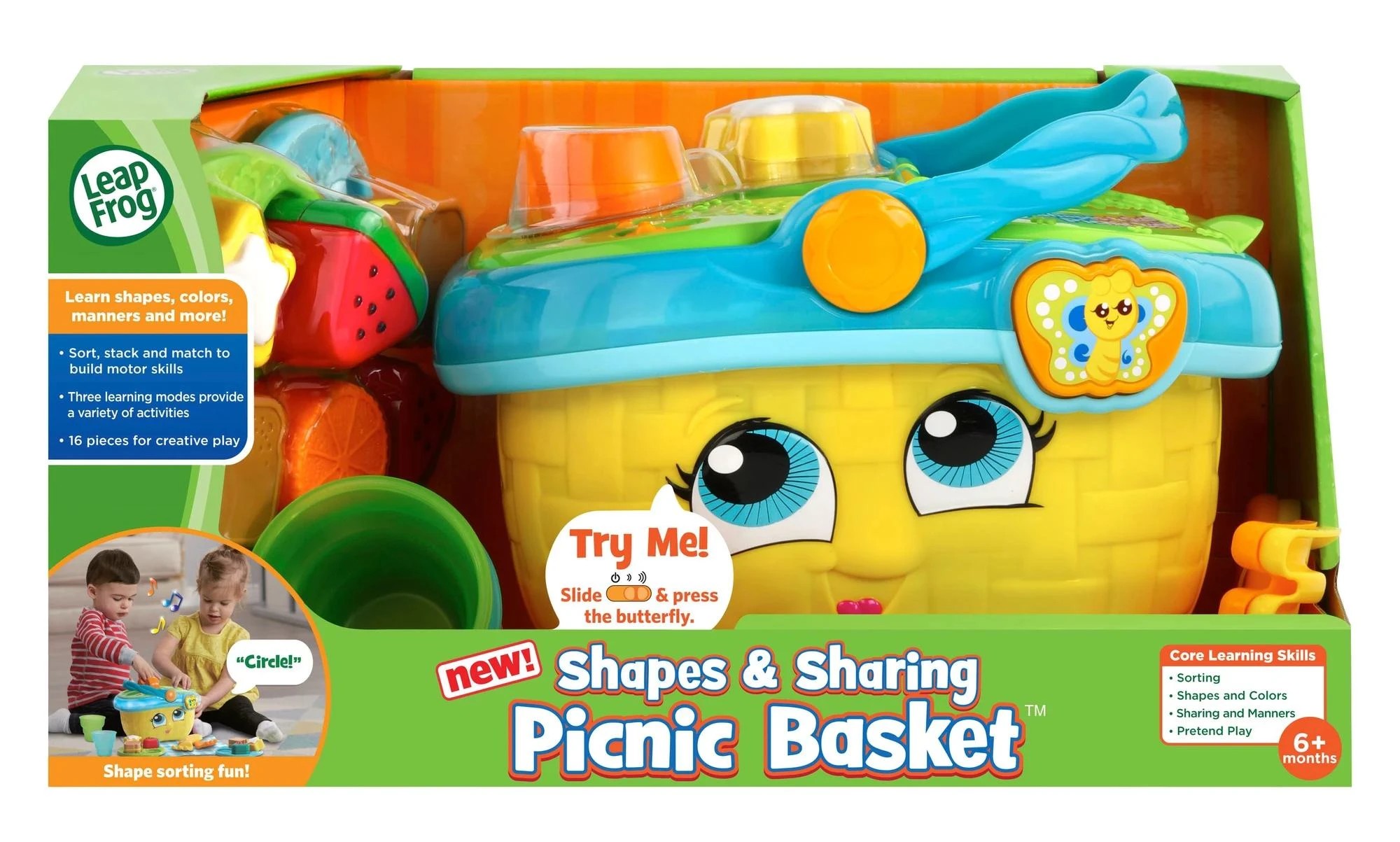 5 LeapFrog Shapes & Sharing Basket - Assorted* - Multi, 5 of 10