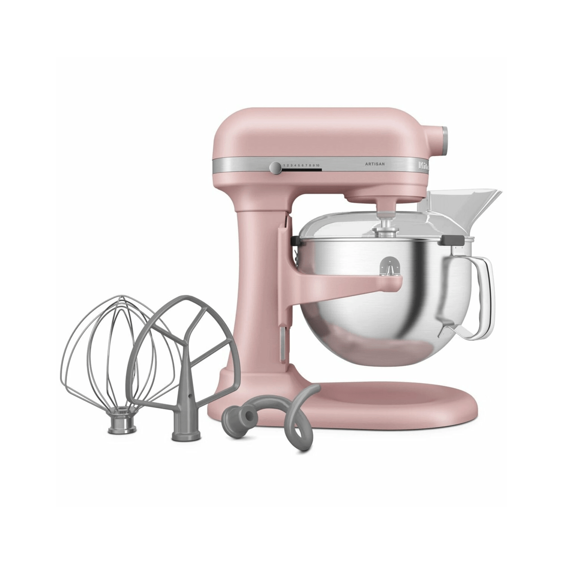 5 KitchenAid KSM60 5.6L Artisan Bowl Lift Mixer Dried Rose, 5 of 5