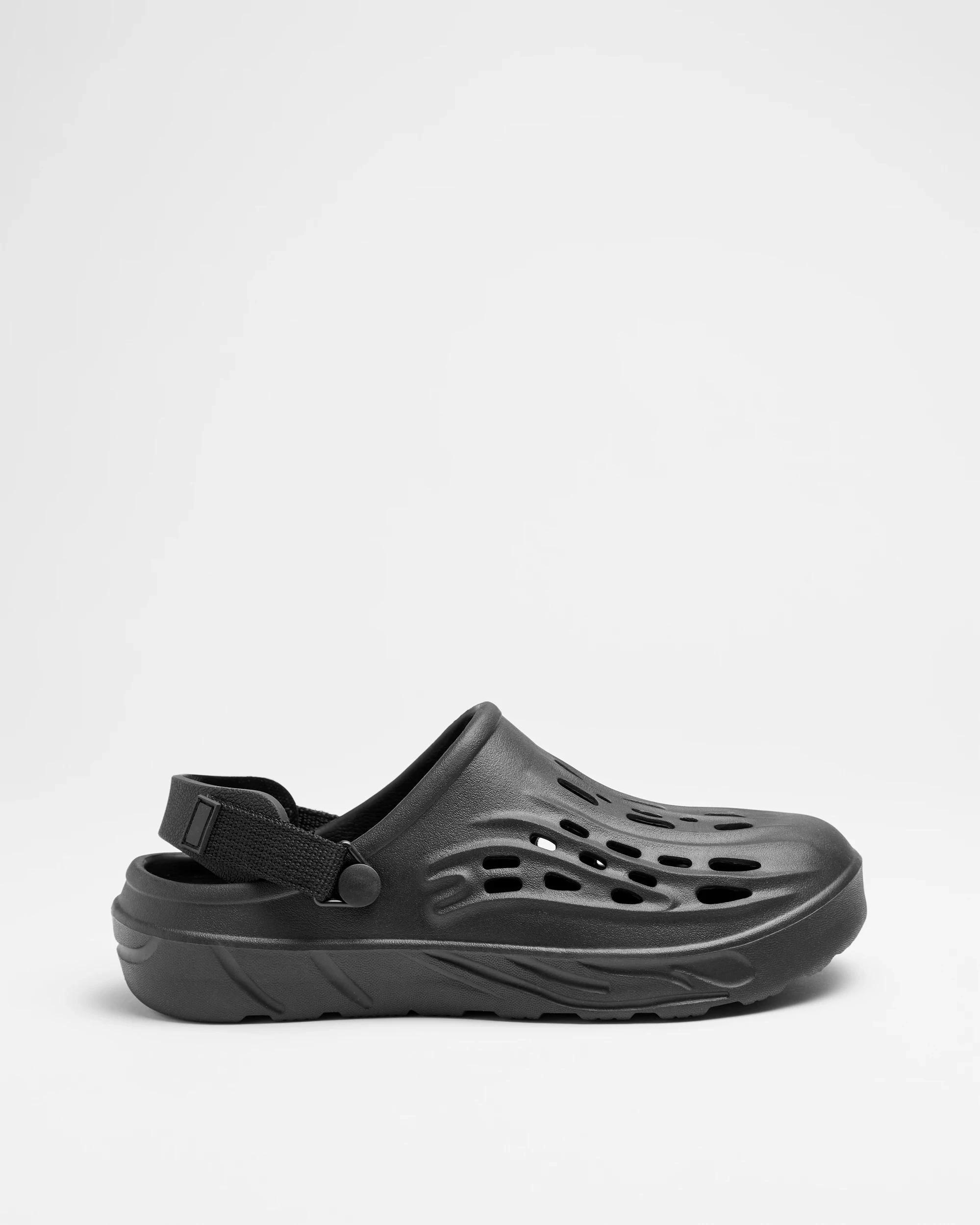 1 Target Man Mens Clog with Strap - Phylon BLACK, 1 of 3