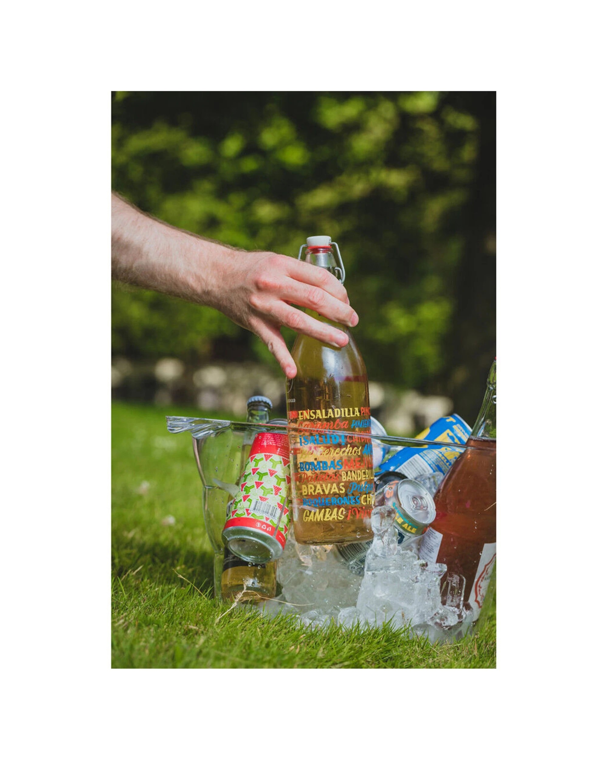 7 BarCraft Acrylic 28cm Oval Drink Pail Cooler Bucket Large Acrylic - Clear, 7 of 7