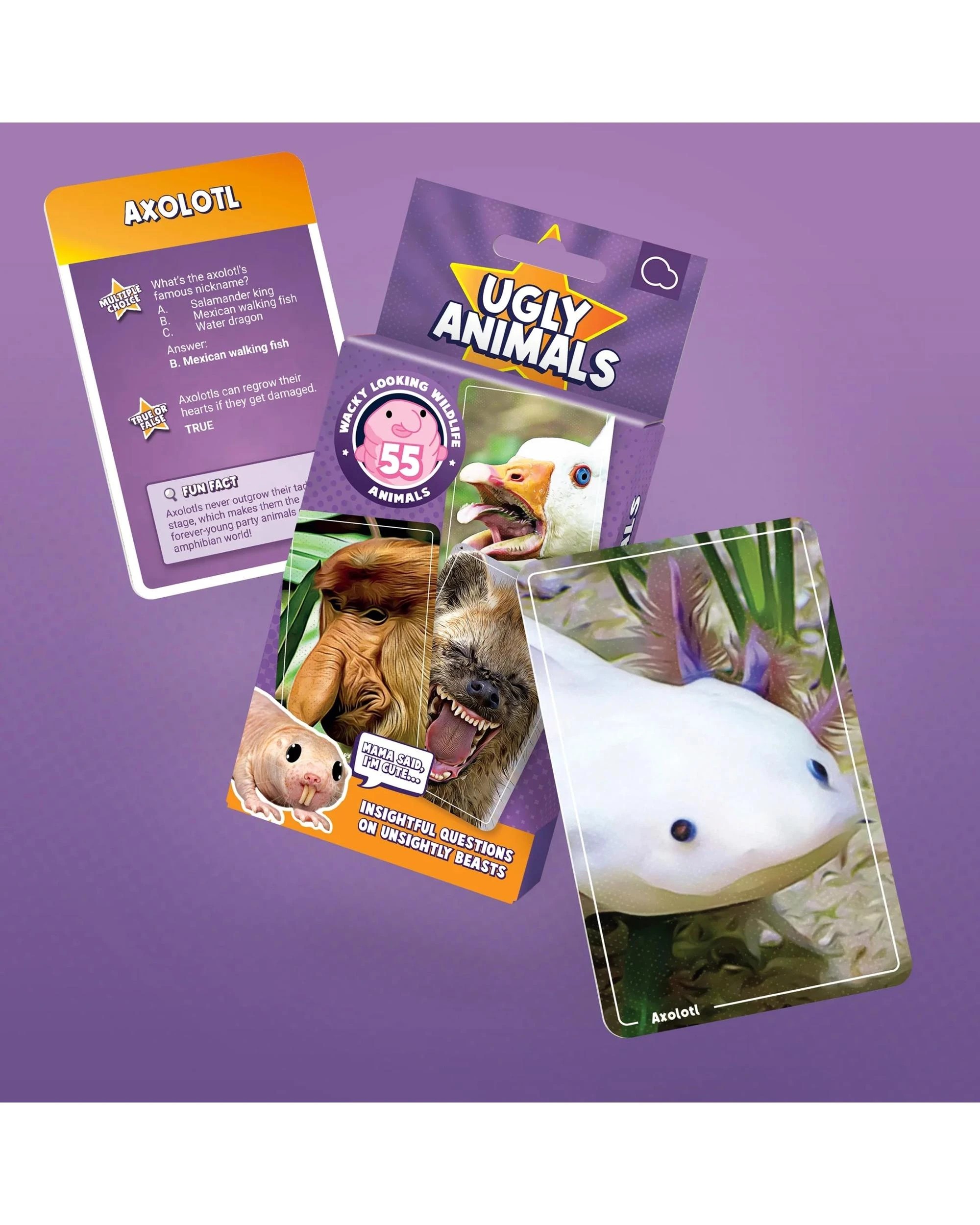 4 Bubblegum Stuff Ugly Animals Card Game, 4 of 5