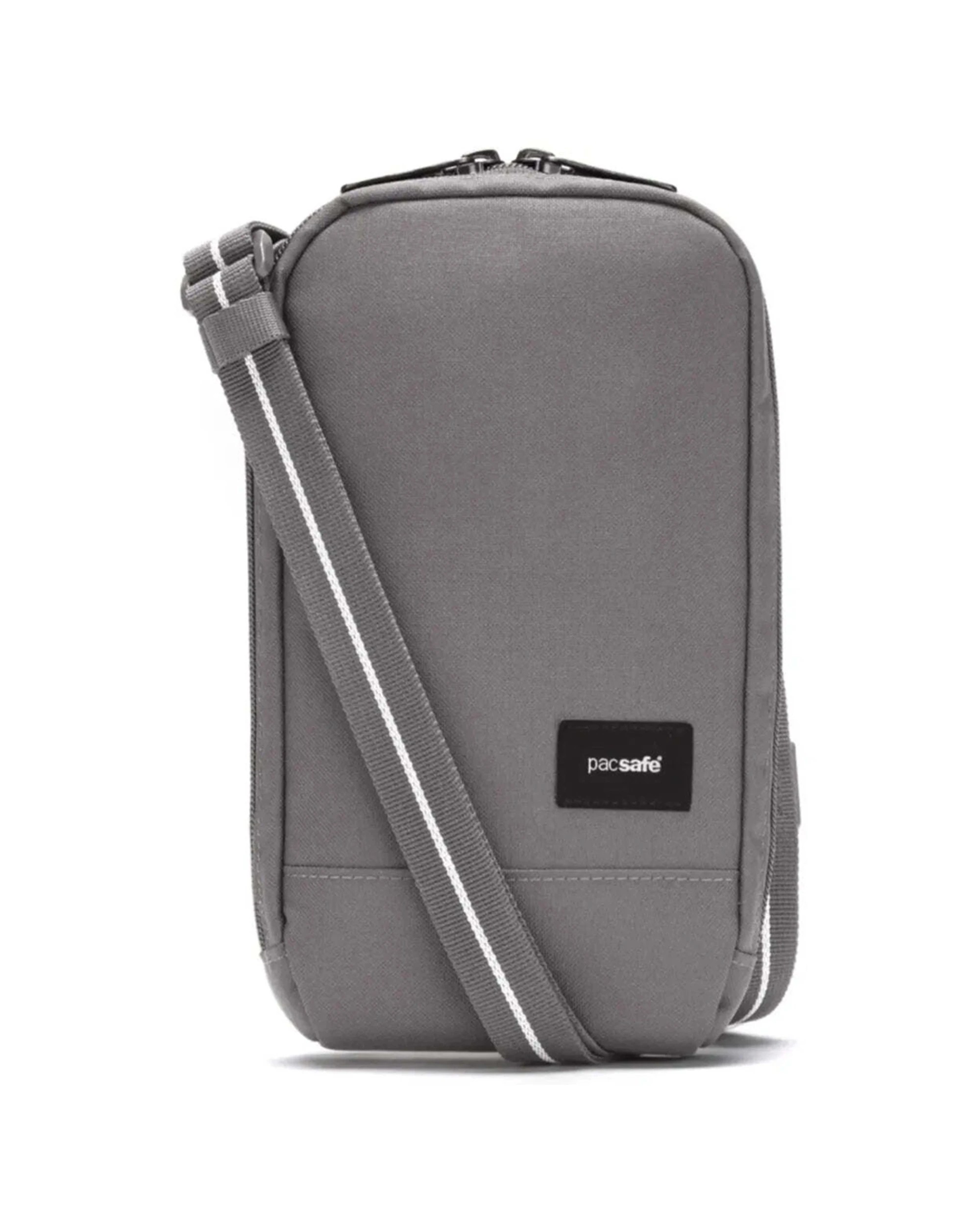4 Pacsafe RFIDsafe Tech Crossbody RFID Blocking Anti-Theft Compact Water Stone - Grey, 4 of 8