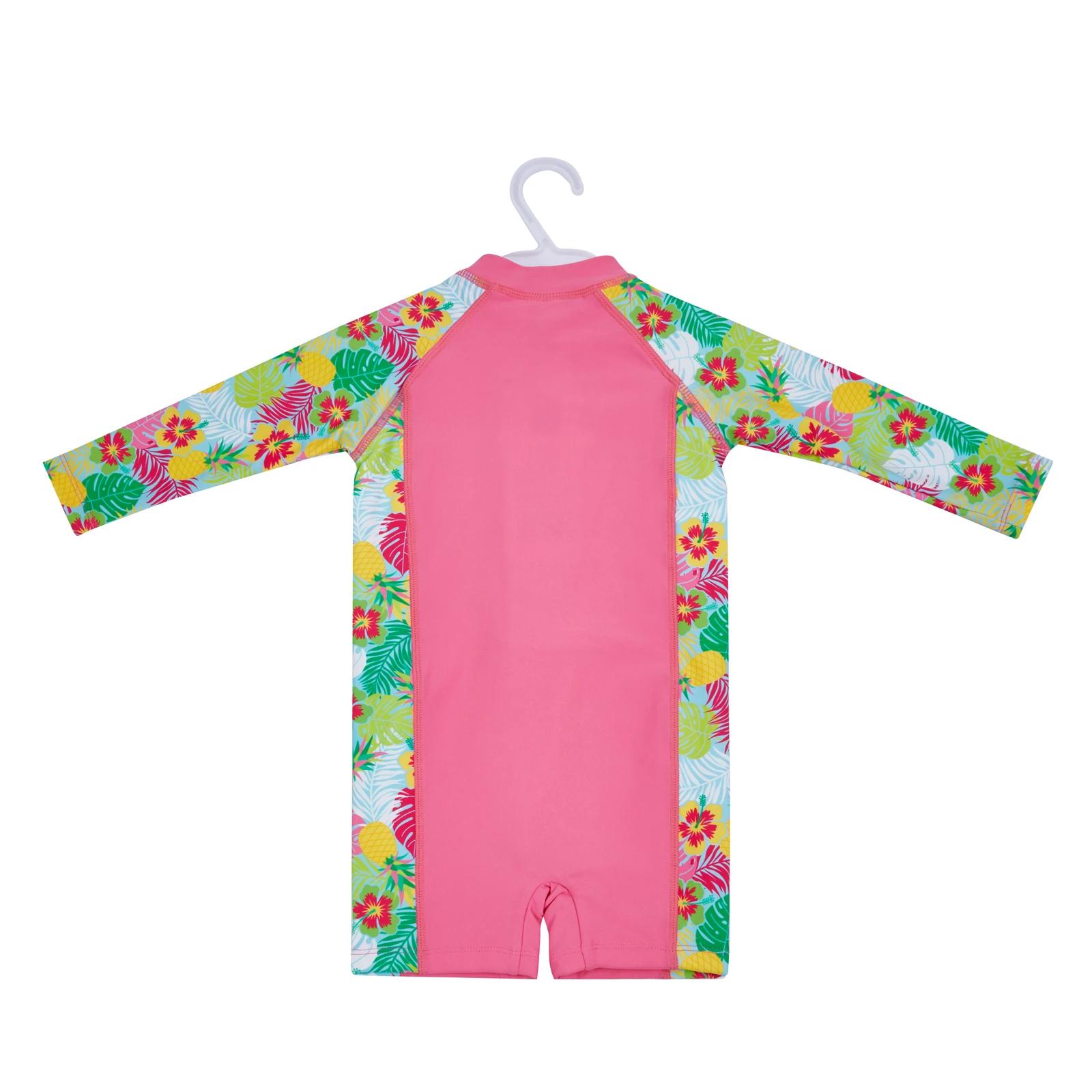 2 Big Softies 2pc Swimsuit & Hat PINK TROPICAL, 2 of 6
