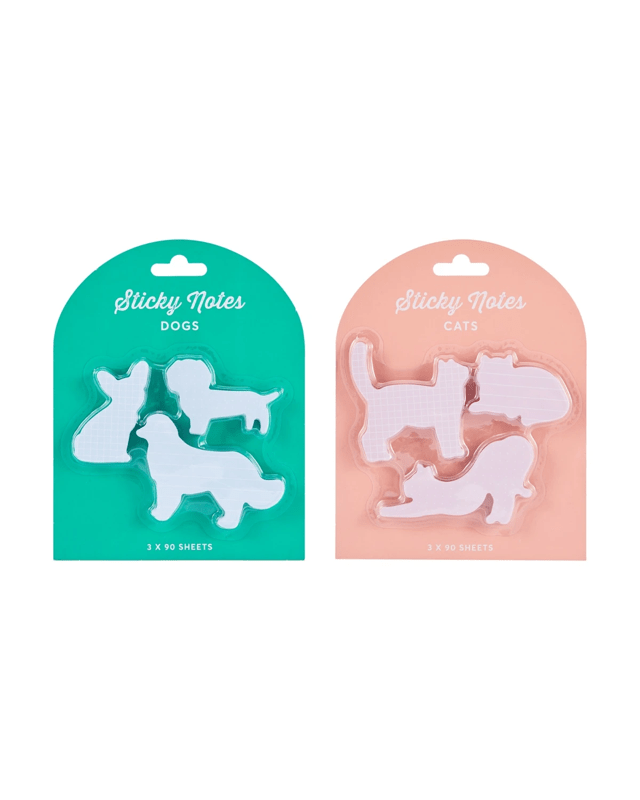 Cats/Dogs Sticky Notes - Asso