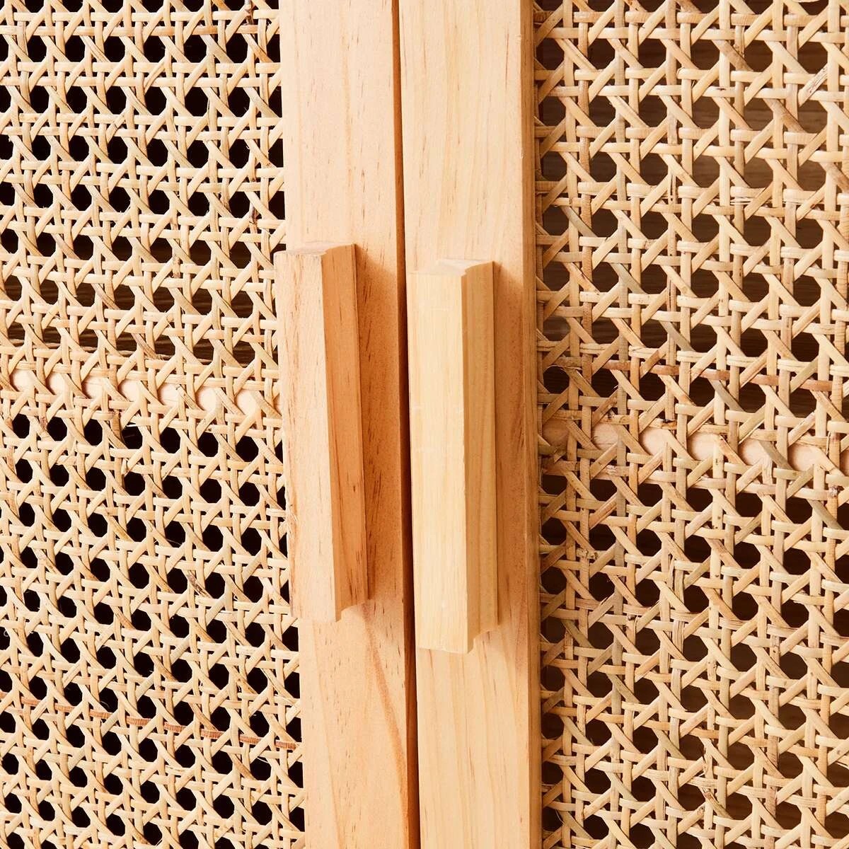 6 Rattan Sideboard with Adjustable Shelves, 6 of 9