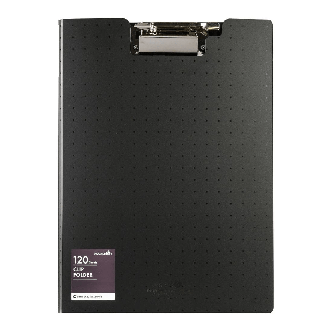 1 Aqua Drops Clipfolder A4 Black, 1 of 5