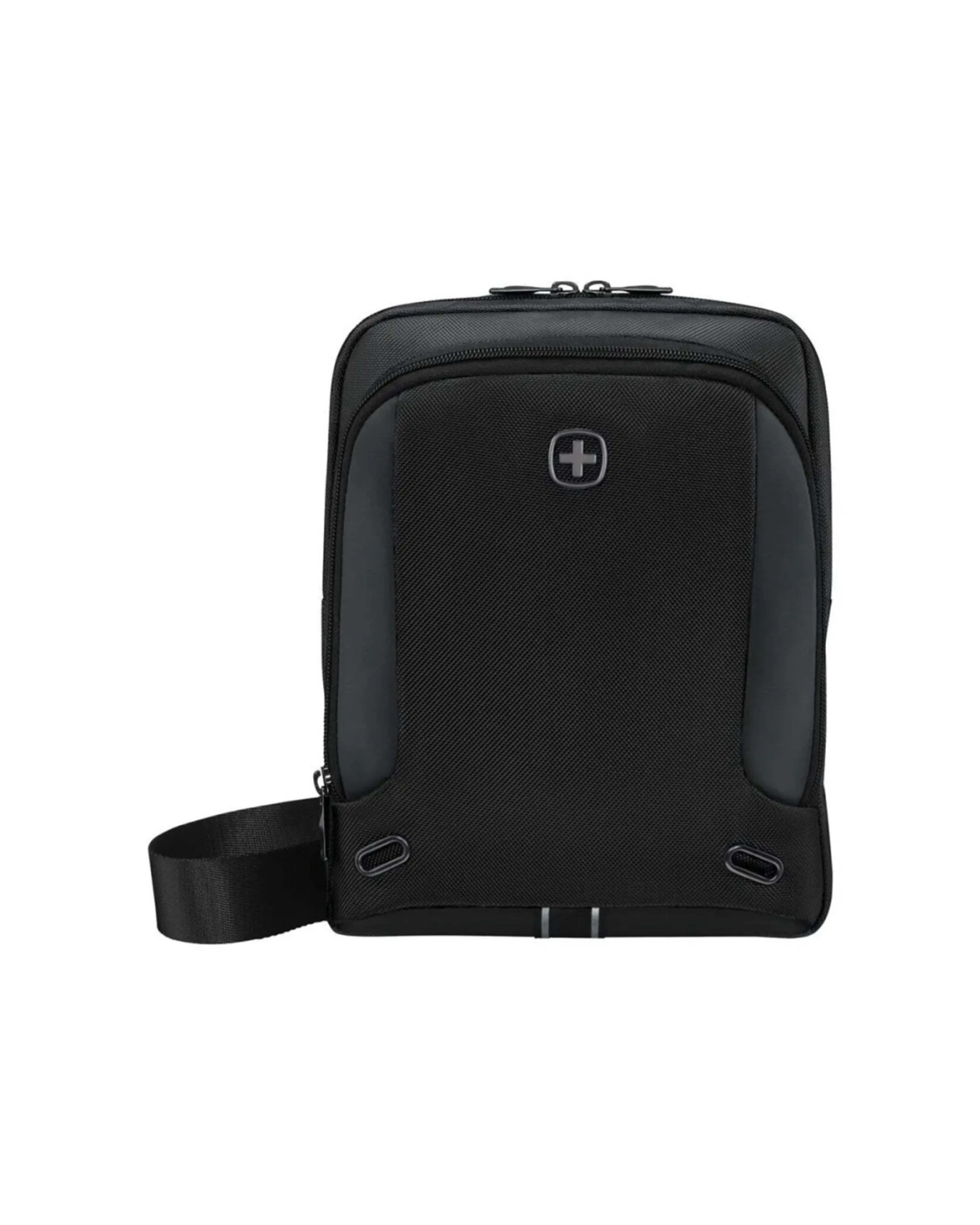 3 Wenger XE Crossbody Bag With 11in Tablet Pocket Recycled PET Polyester - Black, 3 of 6