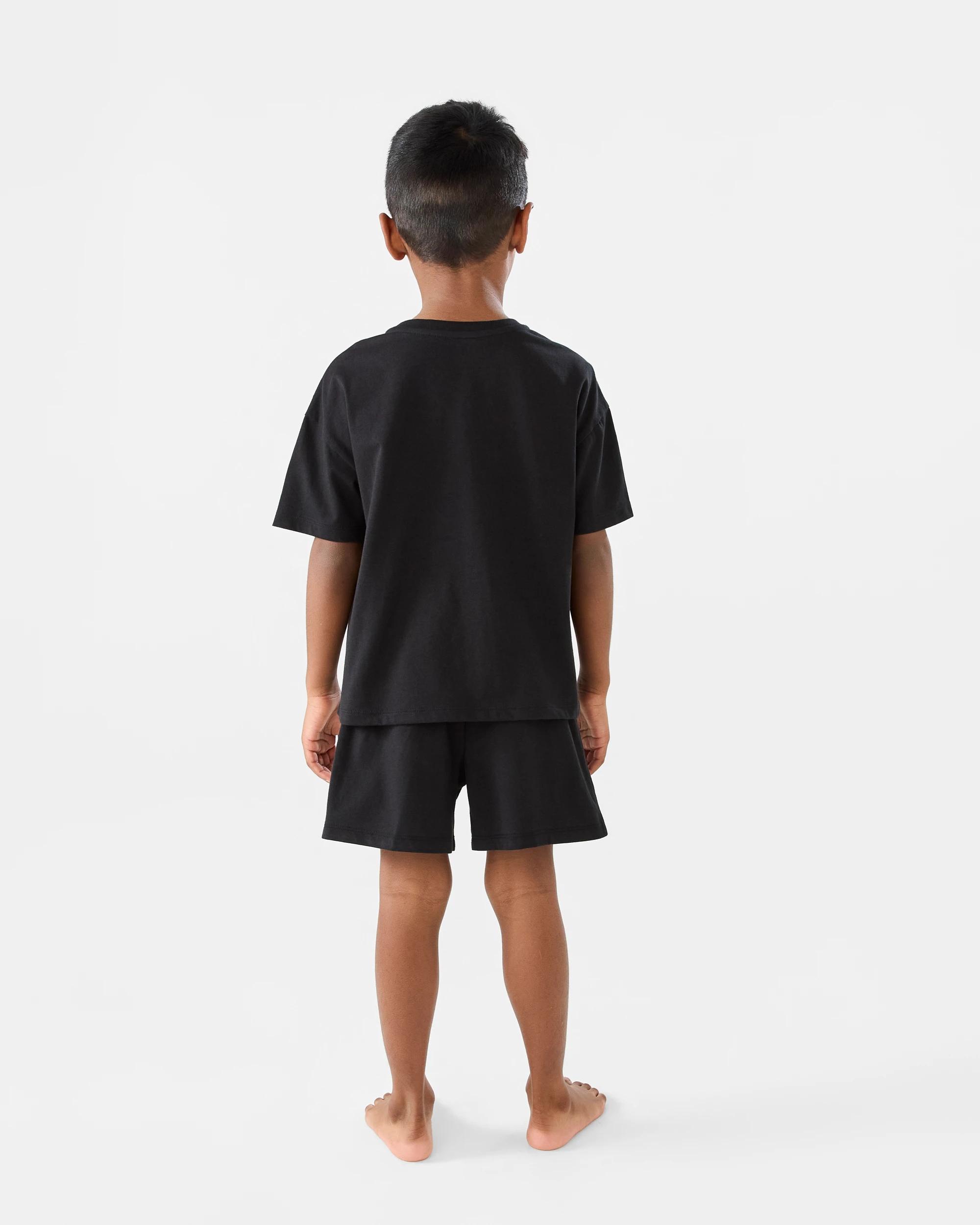8 Halloween Pyjama Set Blk Skel, 8 of 8