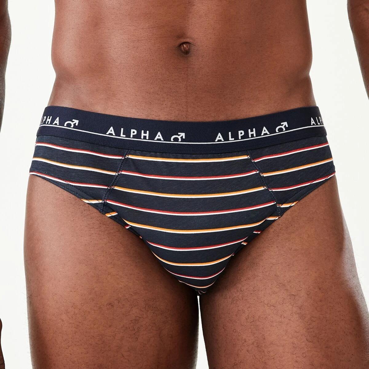 3 5 Pack Alpha Attached Elastic Hipster Briefs LIGHTSCAPE, 3 of 10