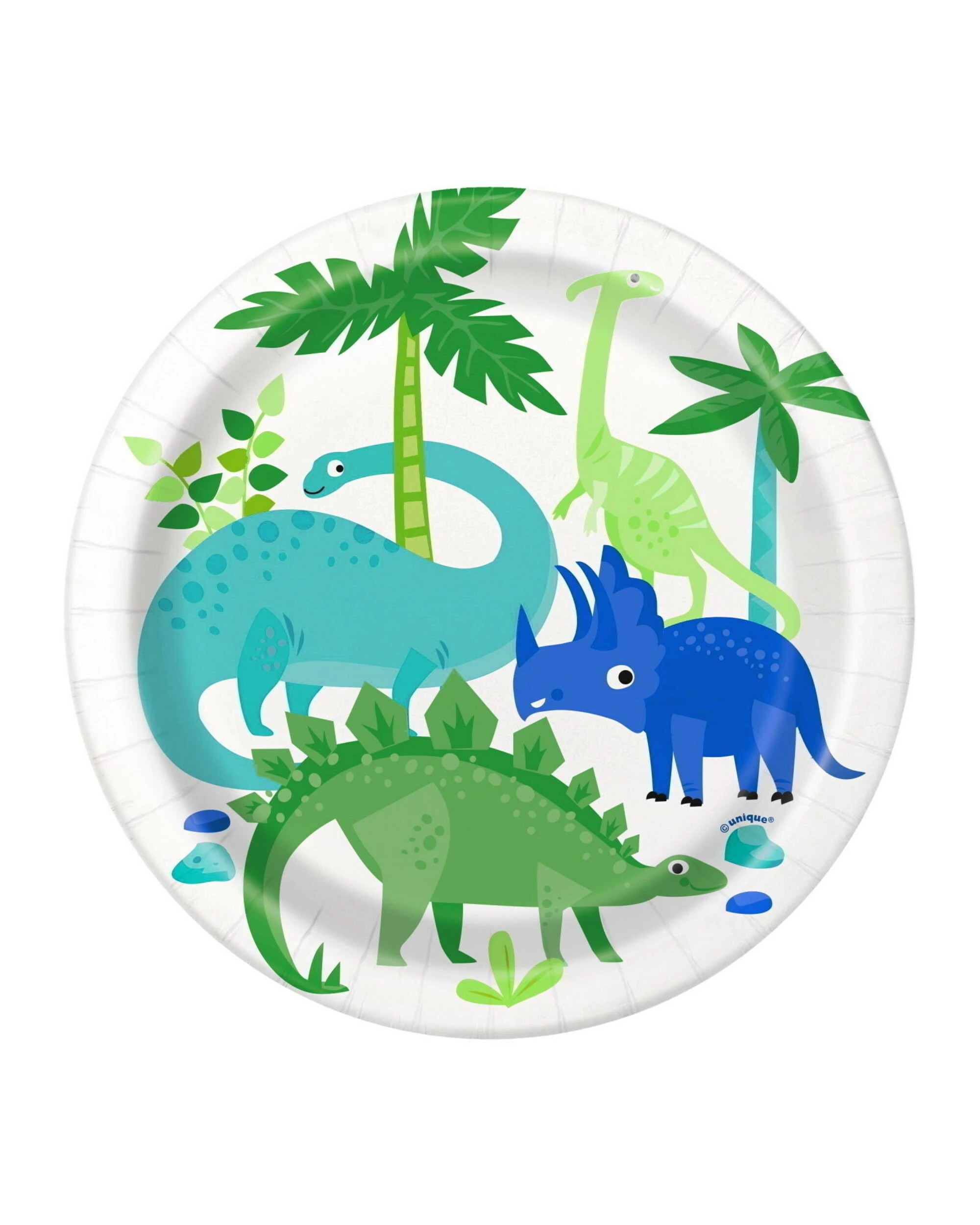 1 Unique Dinosaur Roar Small Paper Plates Pack of 8, 1 of 1