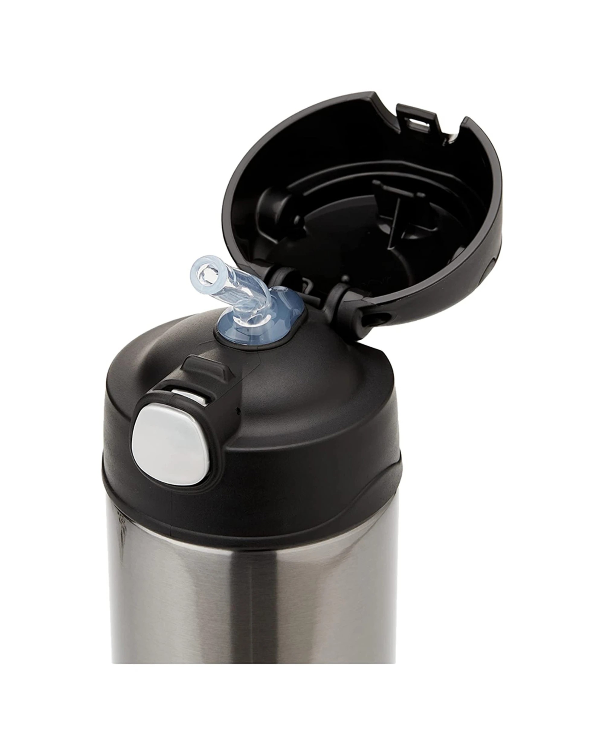 3 Thermos Funtainer 470ml Vacuum Insulated Bottle - Leak-Proof Kids Bottle Charcoal - Charcoal, 3 of 3