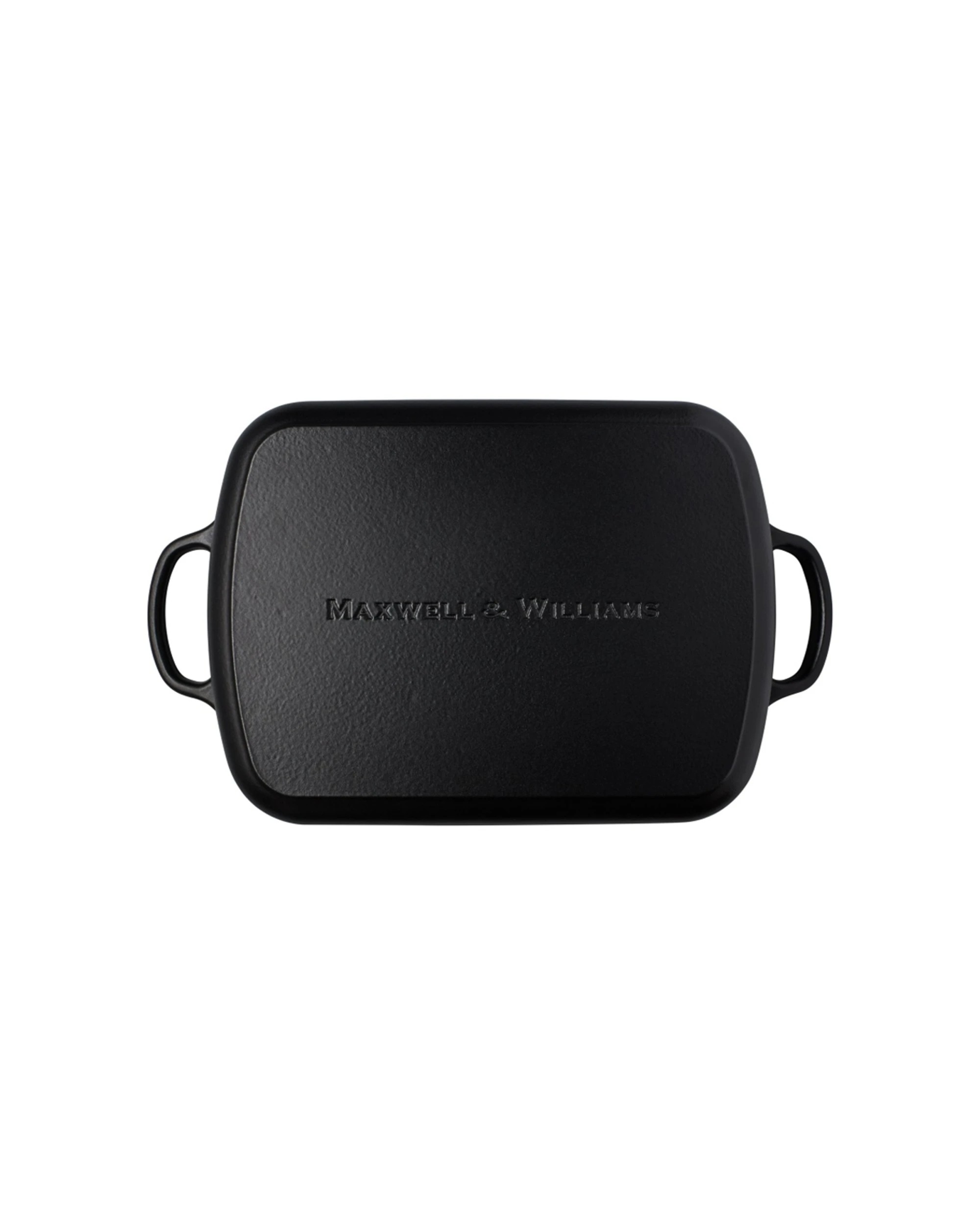 3 Maxwell & Williams Cast Iron Roaster 5L Bakeware Oven Safe 33x25cm - Black, 3 of 6