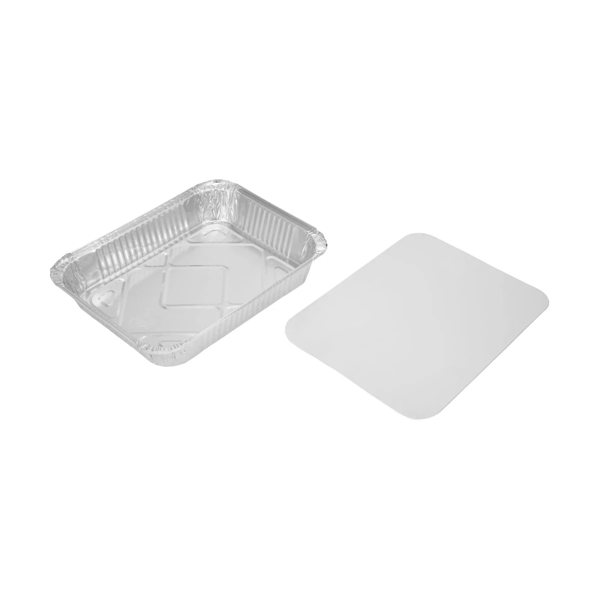 4 2 Pack Aluminium Roasting Trays with Lids, 4 of 9