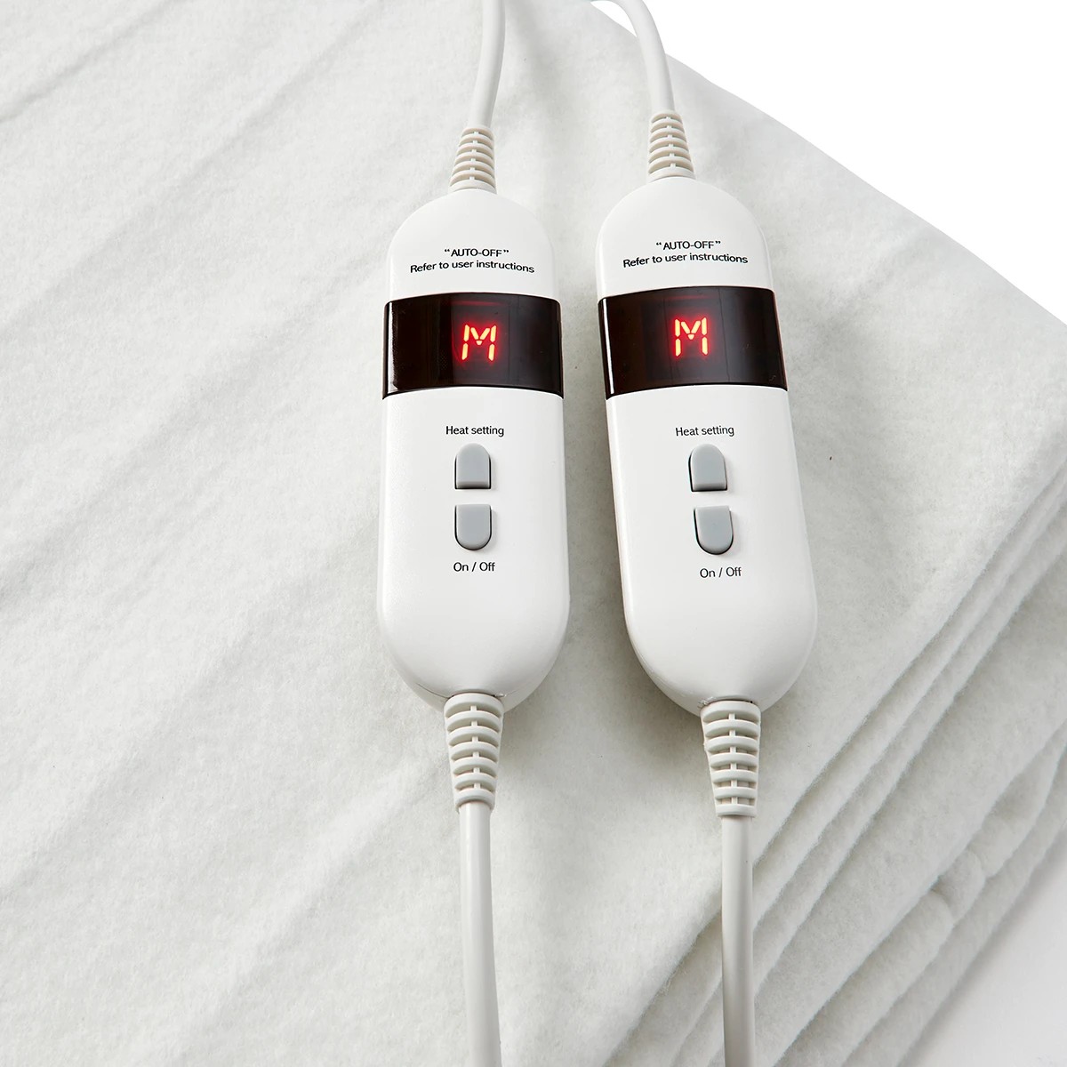 6 Fitted Electric Blanket - Double Bed, White, 6 of 6