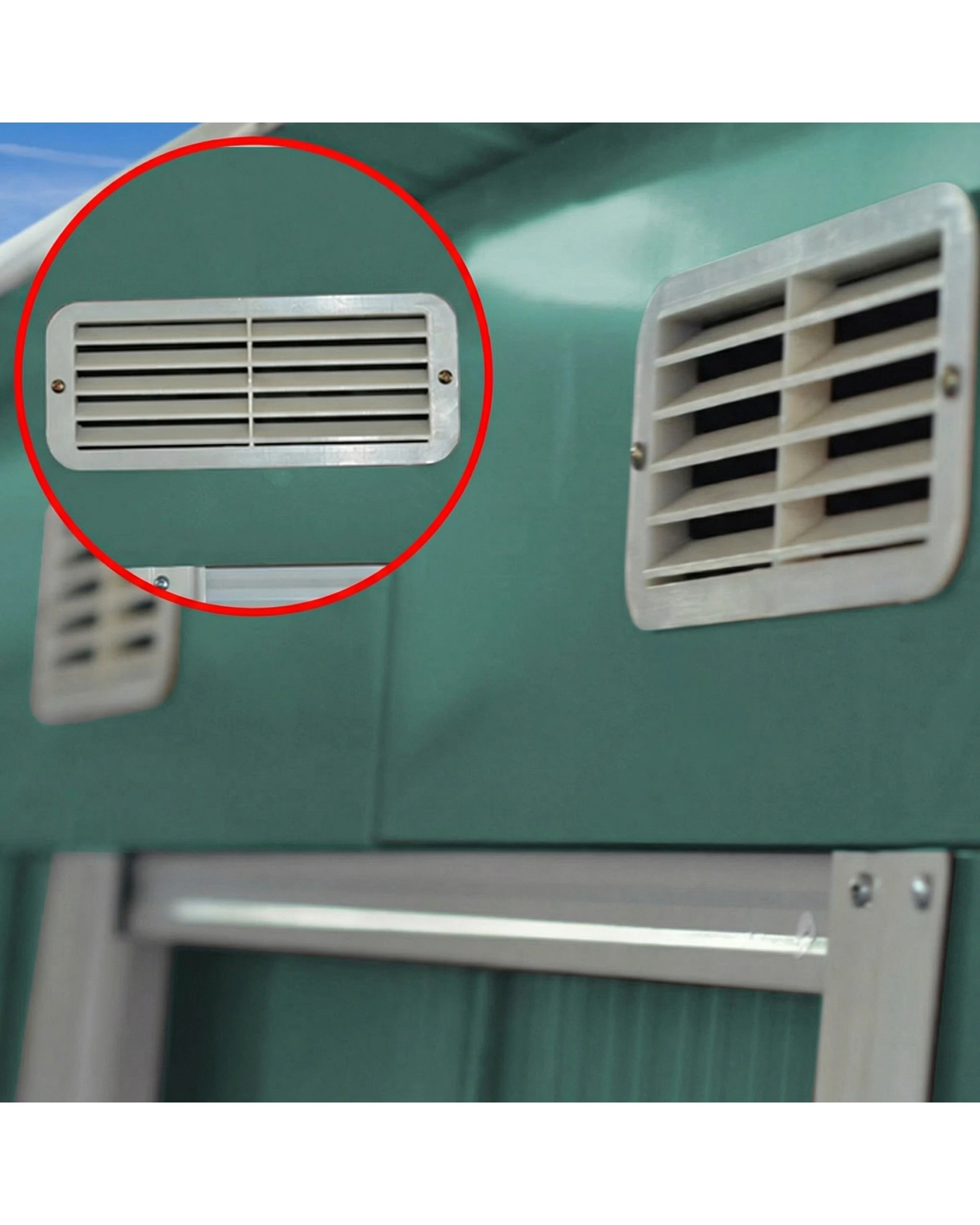 8 Wallaroo 4ft x 8ft Garden Shed Flat Roof Outdoor Storage Tool Sloped Workshop - Green, 8 of 8