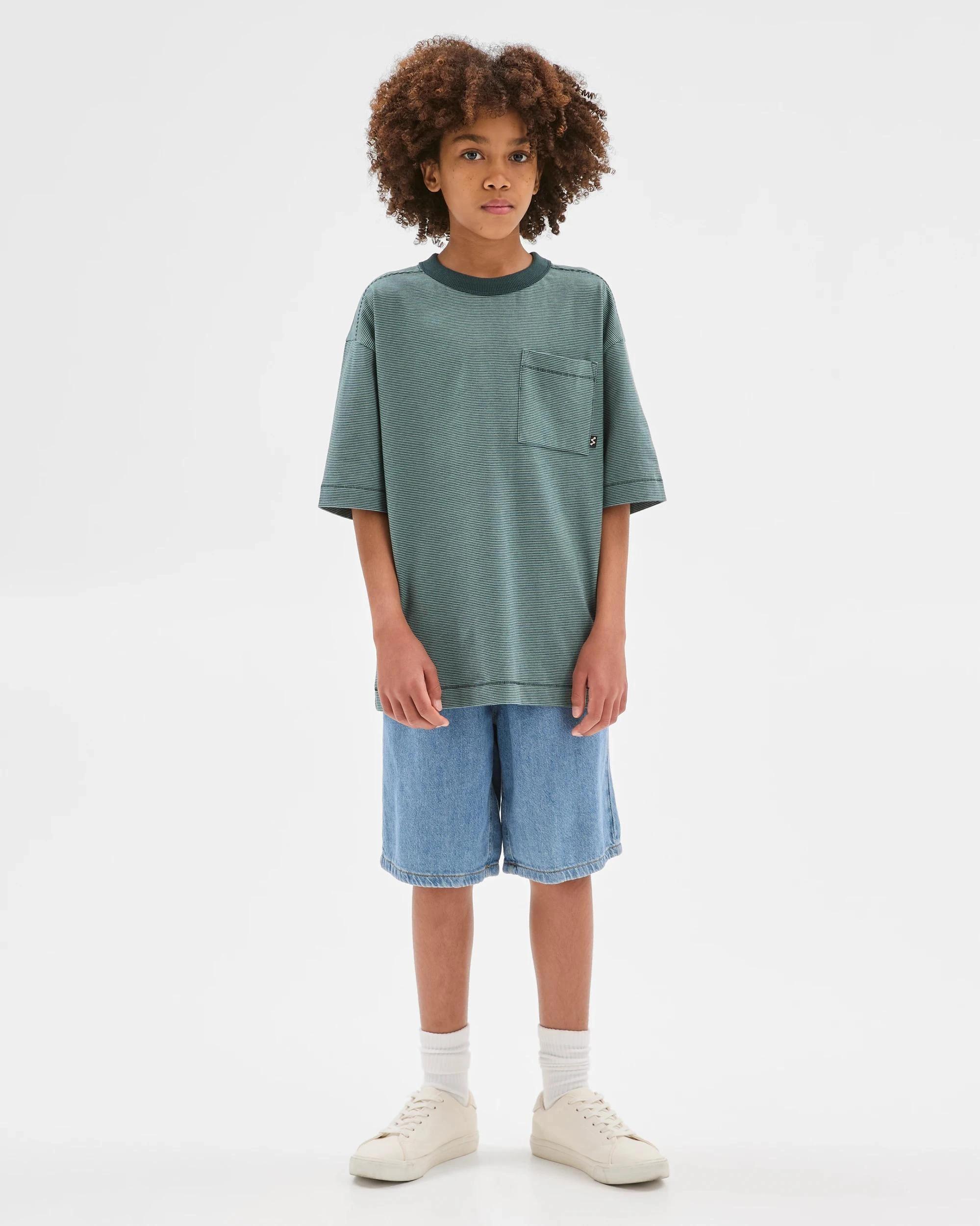 1 Target Kids Australian Cotton Oversized T-Shirt TEAL, 1 of 7