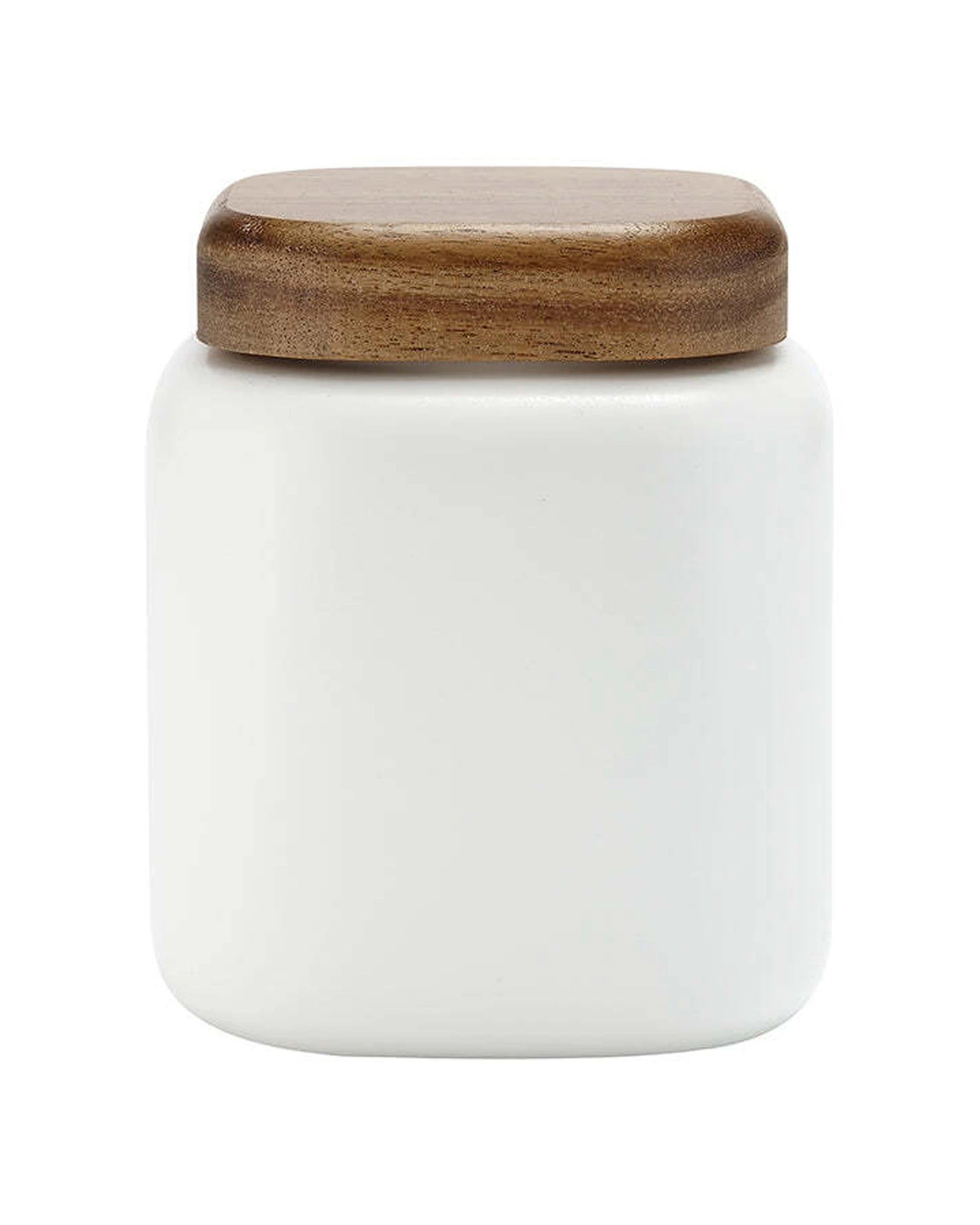 1 Ladelle Essentials Canister Porcelain Container With Lid - White, 1 of 3