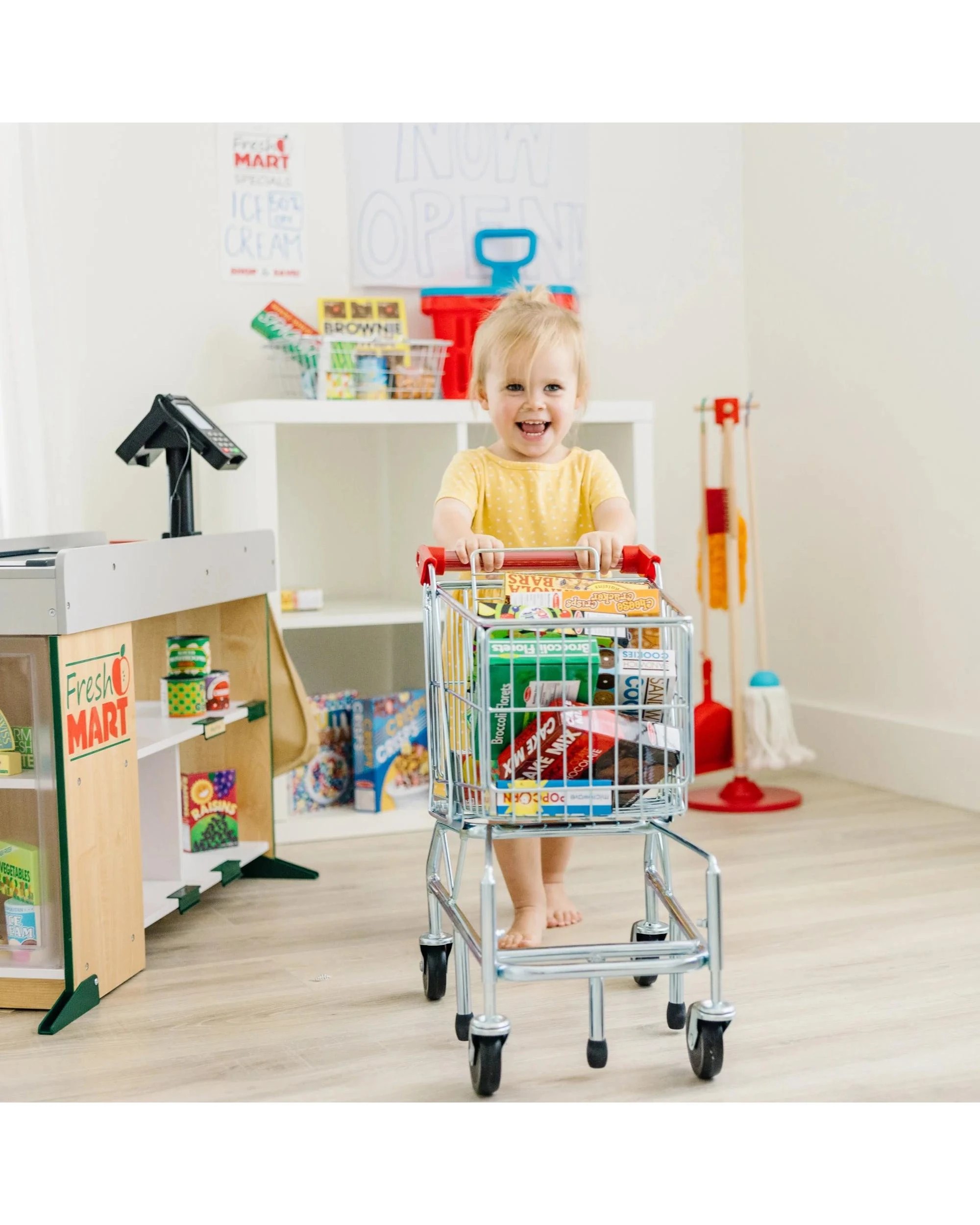 7 Melissa and Doug Grocery Shopping Cart, 7 of 8