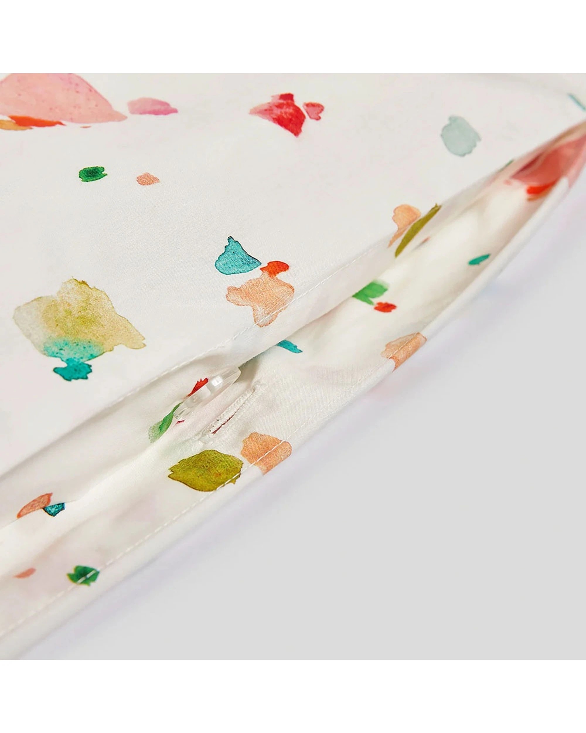 4 Bulbul Home Organic Cotton Quilt Cover Set Colour Play Kids/Teens Bedding - Multi, 4 of 5