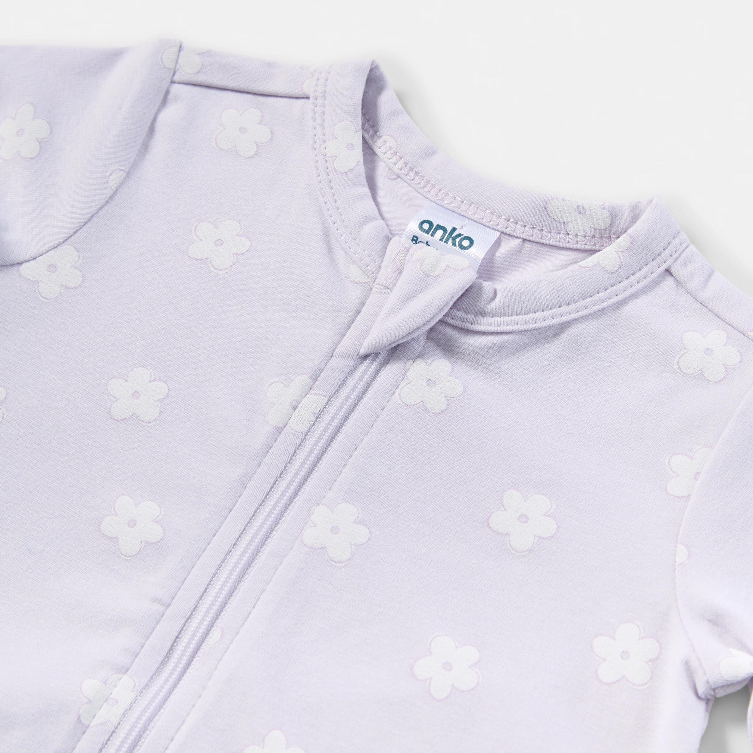 3 Turn Cuff Coverall LAVENDER DAISIES, 3 of 3