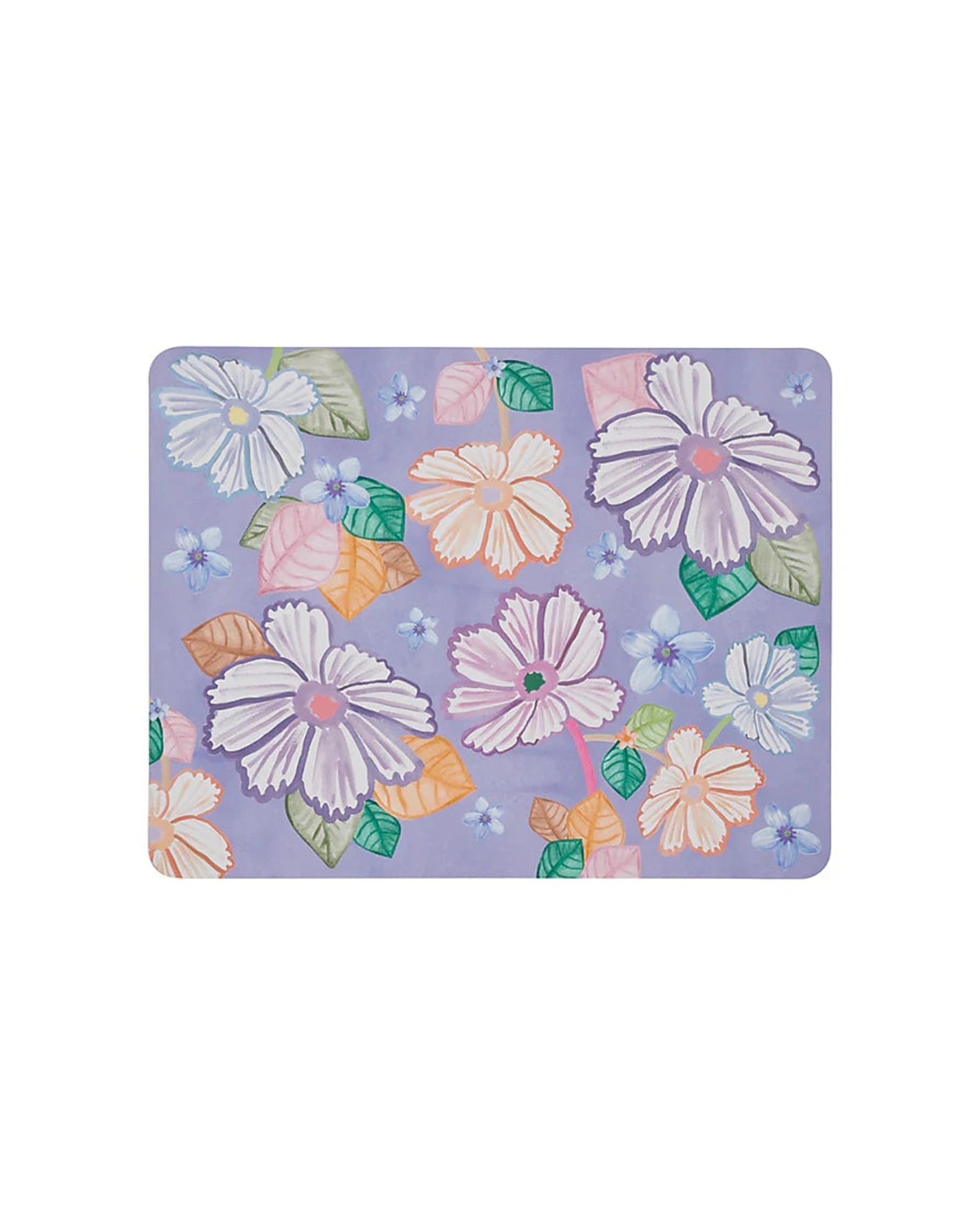 1 Maxwell And Williams Poppy Love Placemats 4 Piece Set 34x26.5cm MDF Cork - Multi, 1 of 4