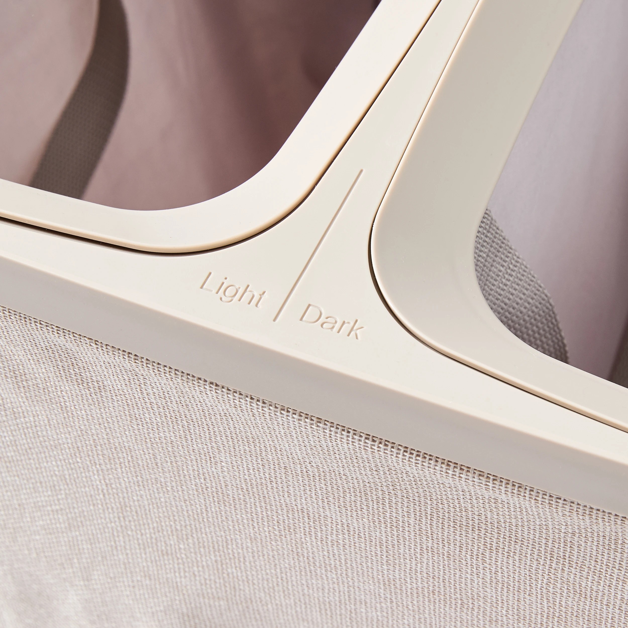 9 Dual Section Laundry Hamper - Beige, 9 of 11