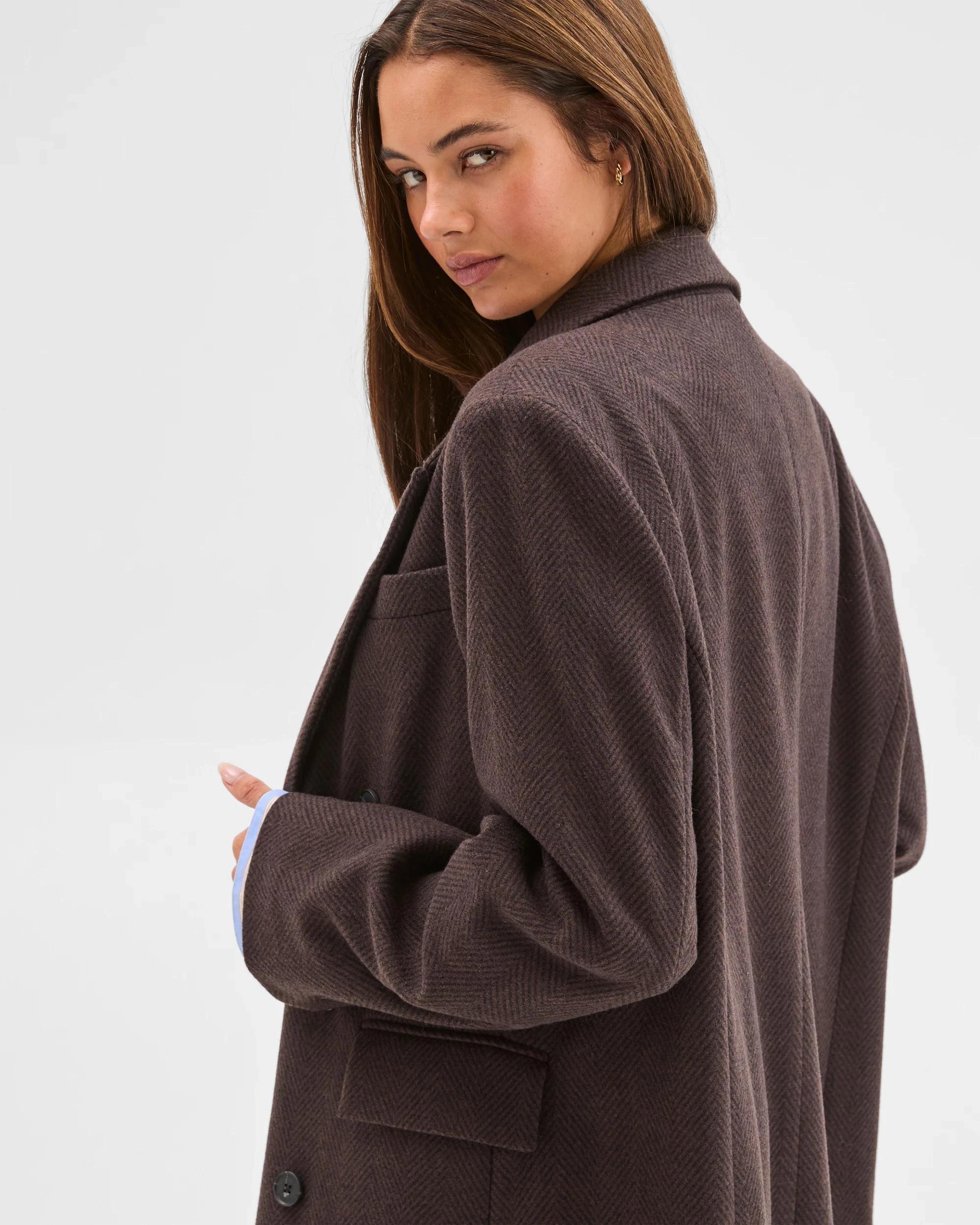 7 Lily Loves Winter Coat HERRINGBONE, 7 of 7