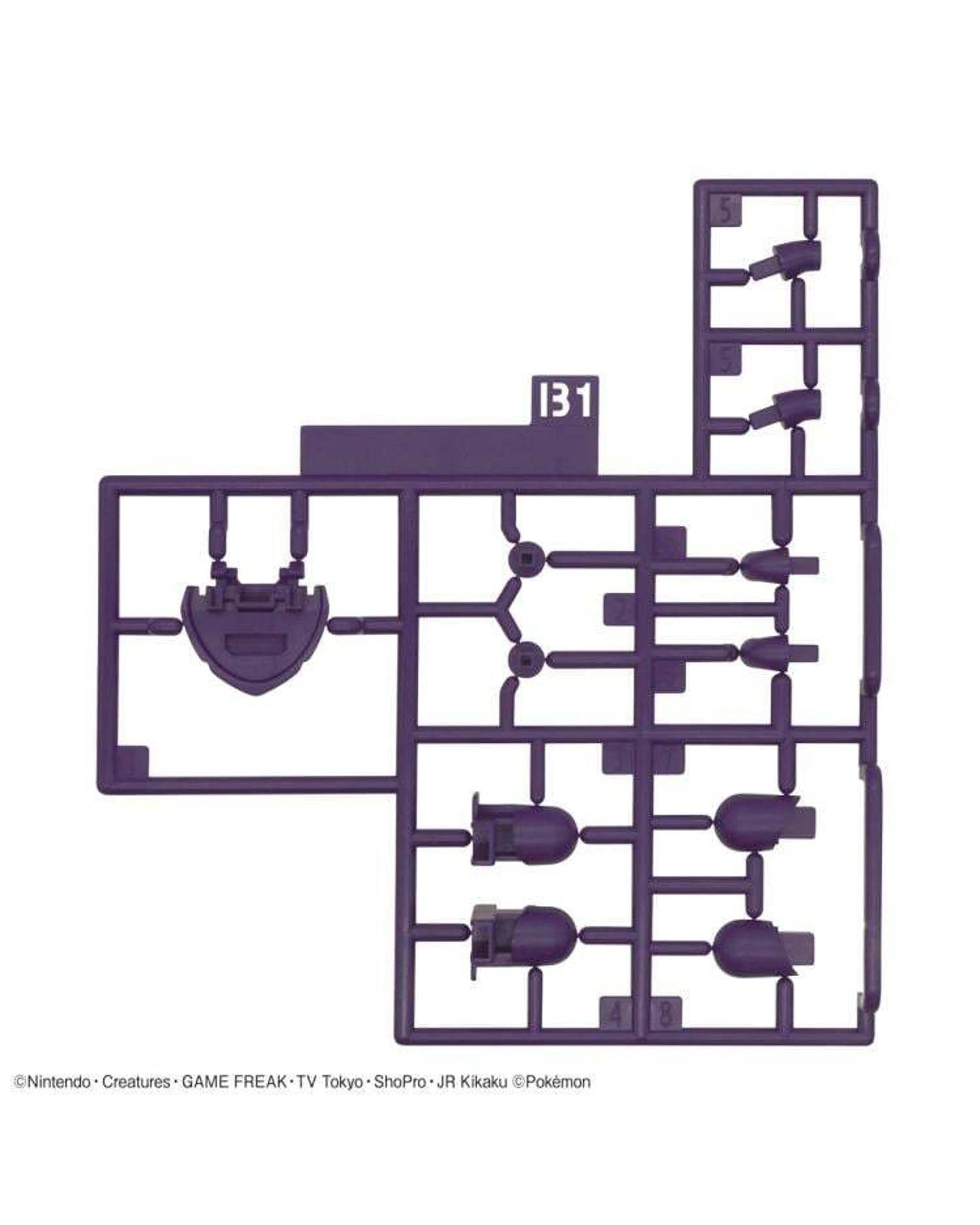 8 Bandai Pokemon Ceruledge Model Kit, 8 of 10