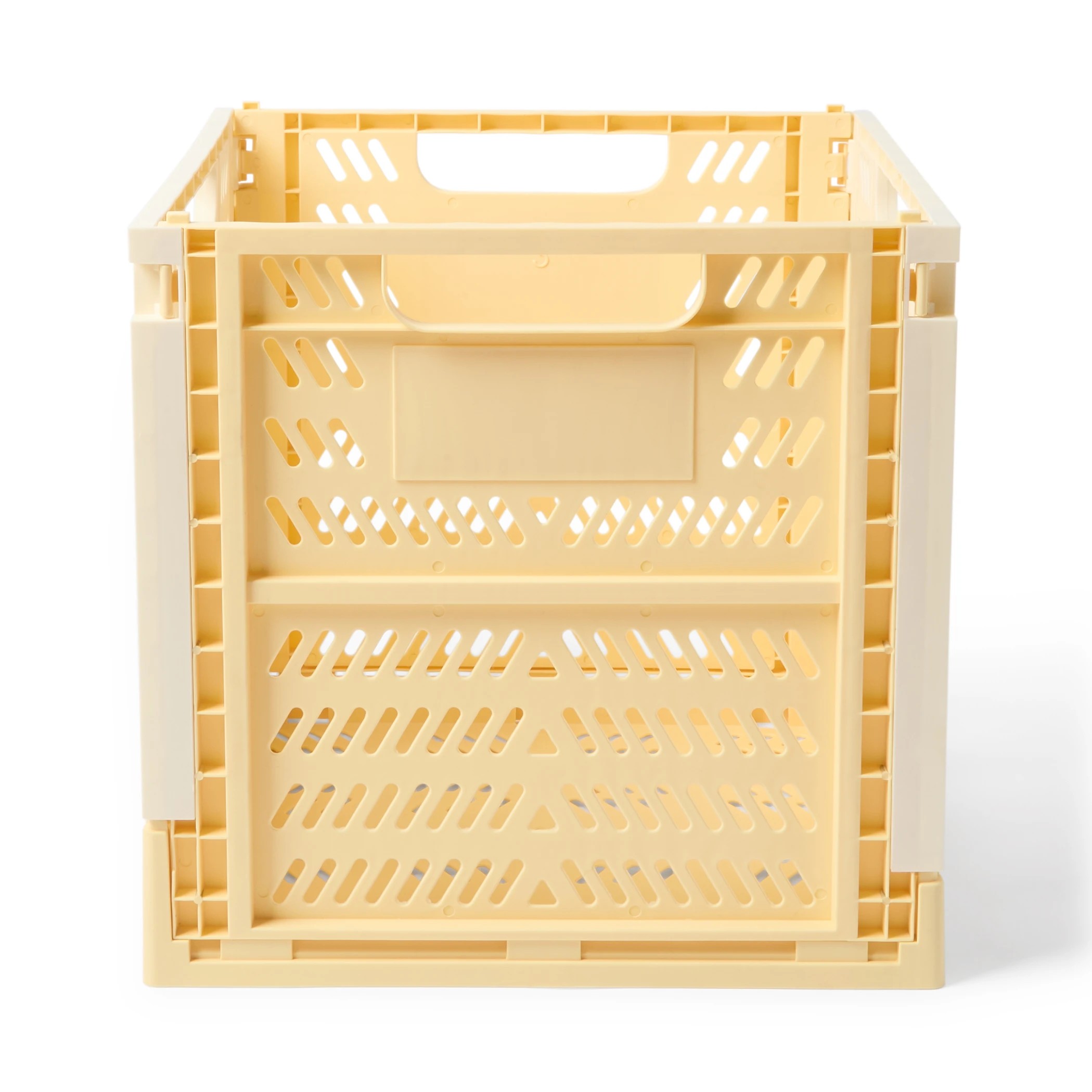 2 17L Square Collapsible Crate - Yellow, 2 of 5