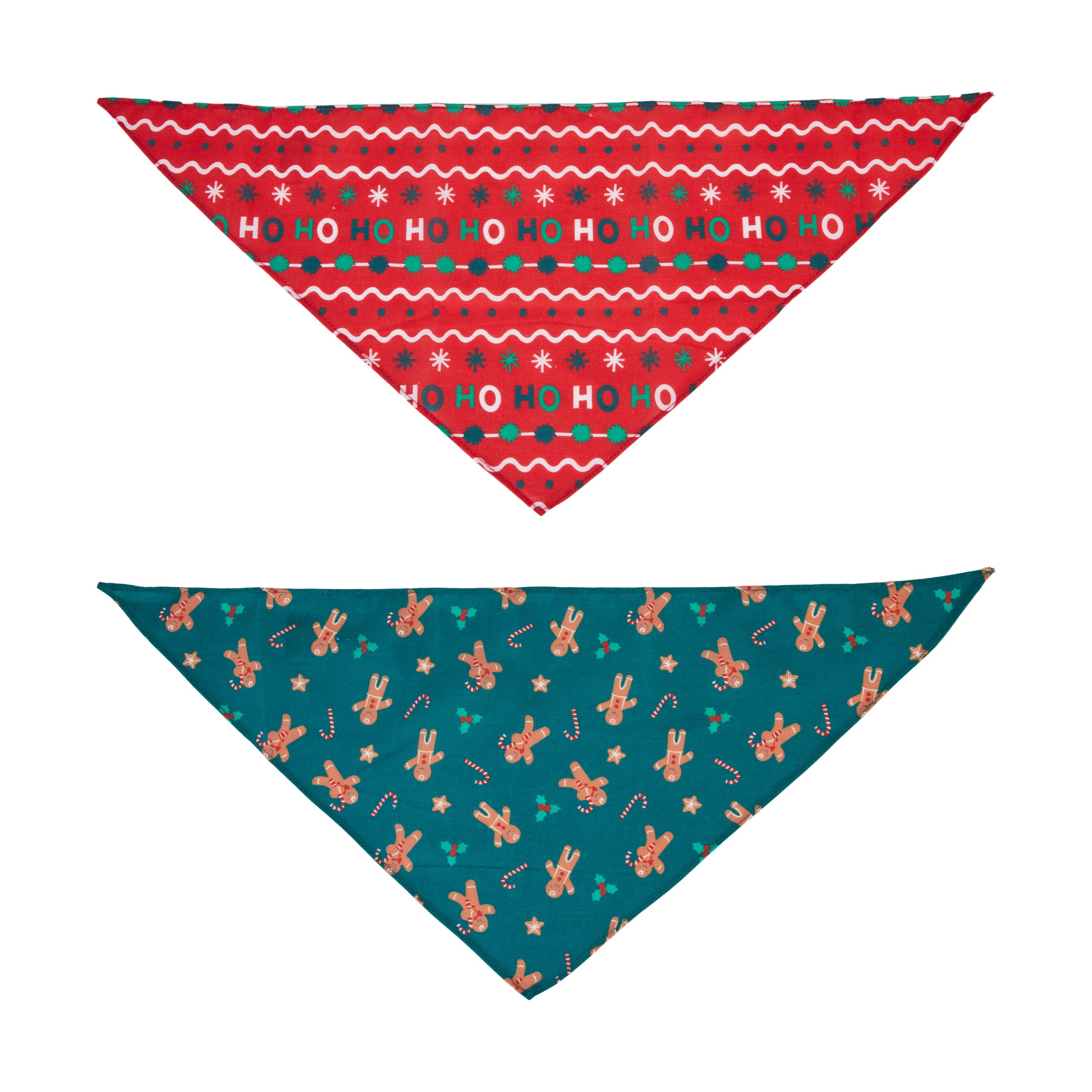 3 2 Pack Pet Christmas Bandana - Small to Medium, 3 of 6