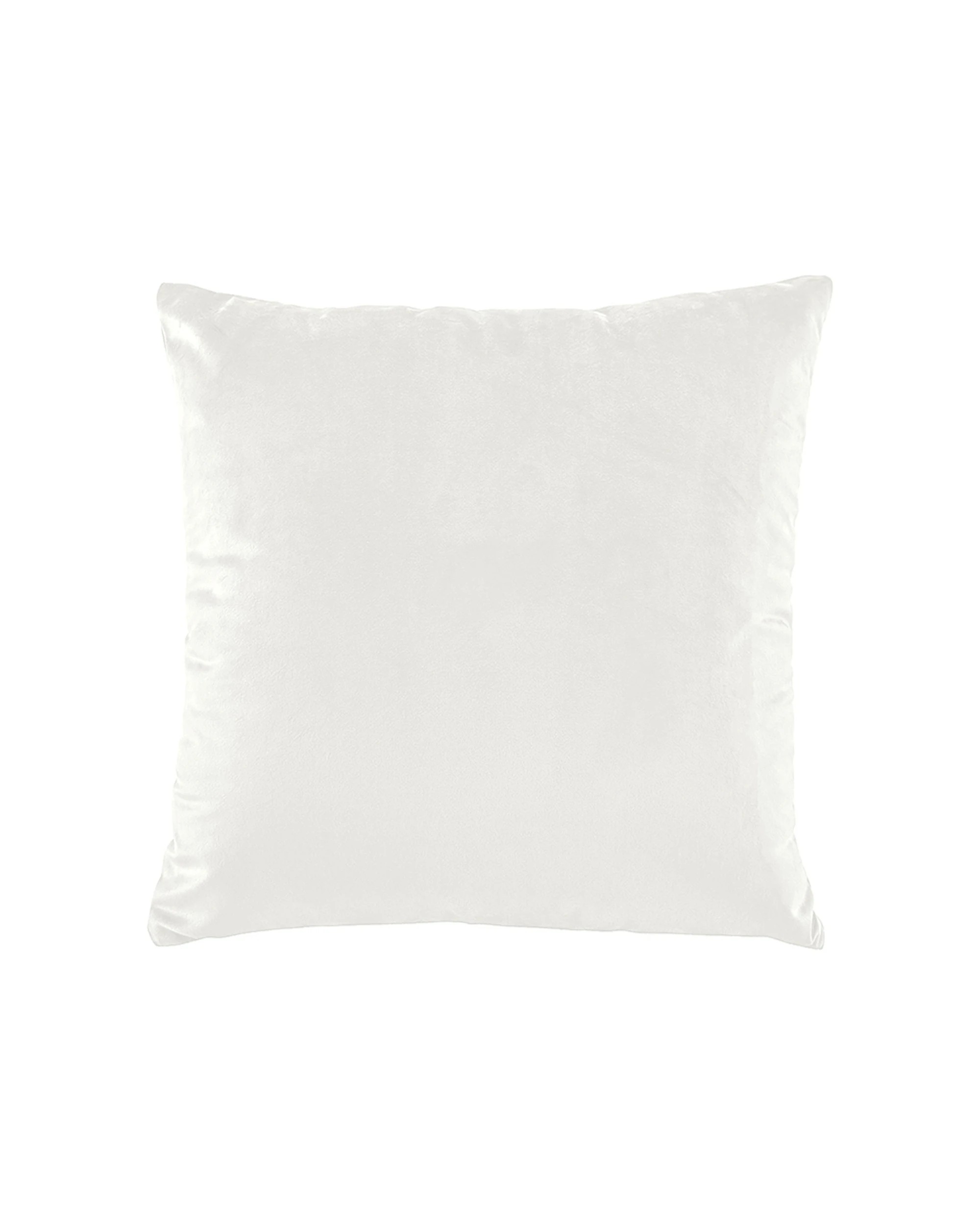 1 Bianca Vivid Coordinates Cushion Velvet 43x43cm Square Pillow Ivory - Beige, 1 of 1