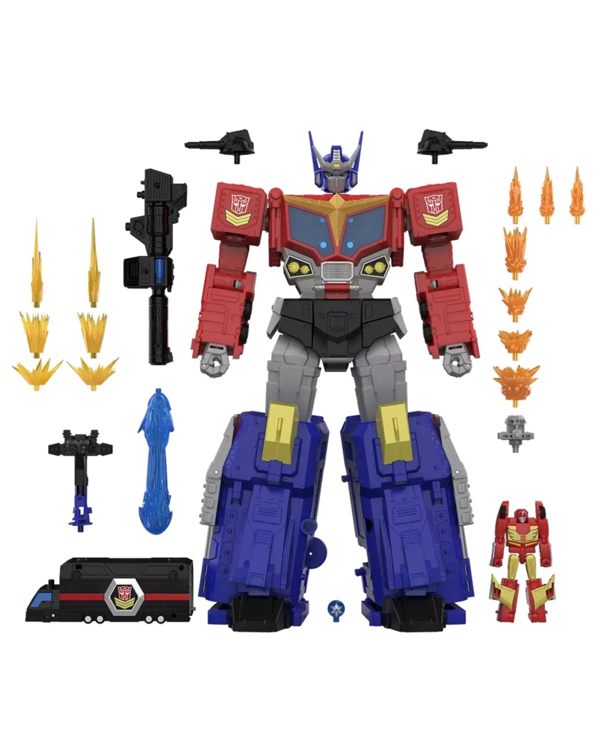 4 Transformers Age of the Primes: Titan Class The Thirteen Star Optimus Prime Figure, 4 of 10